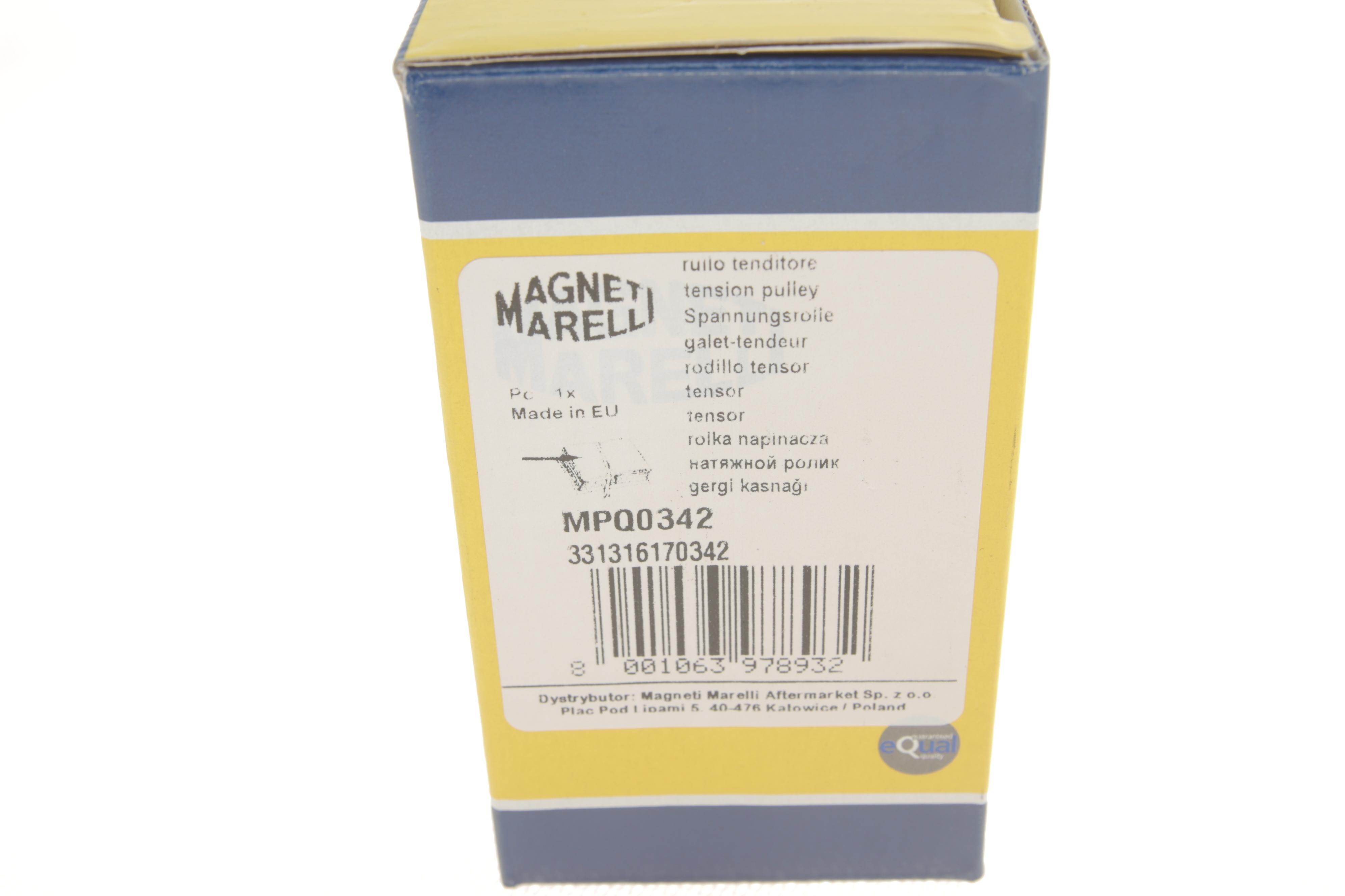 Ролик генератора Renault Kangoo/Megane II/Scenic II 1.6/1.4-1.5D 00- (натяжний) (65x26) (MPQ0342)