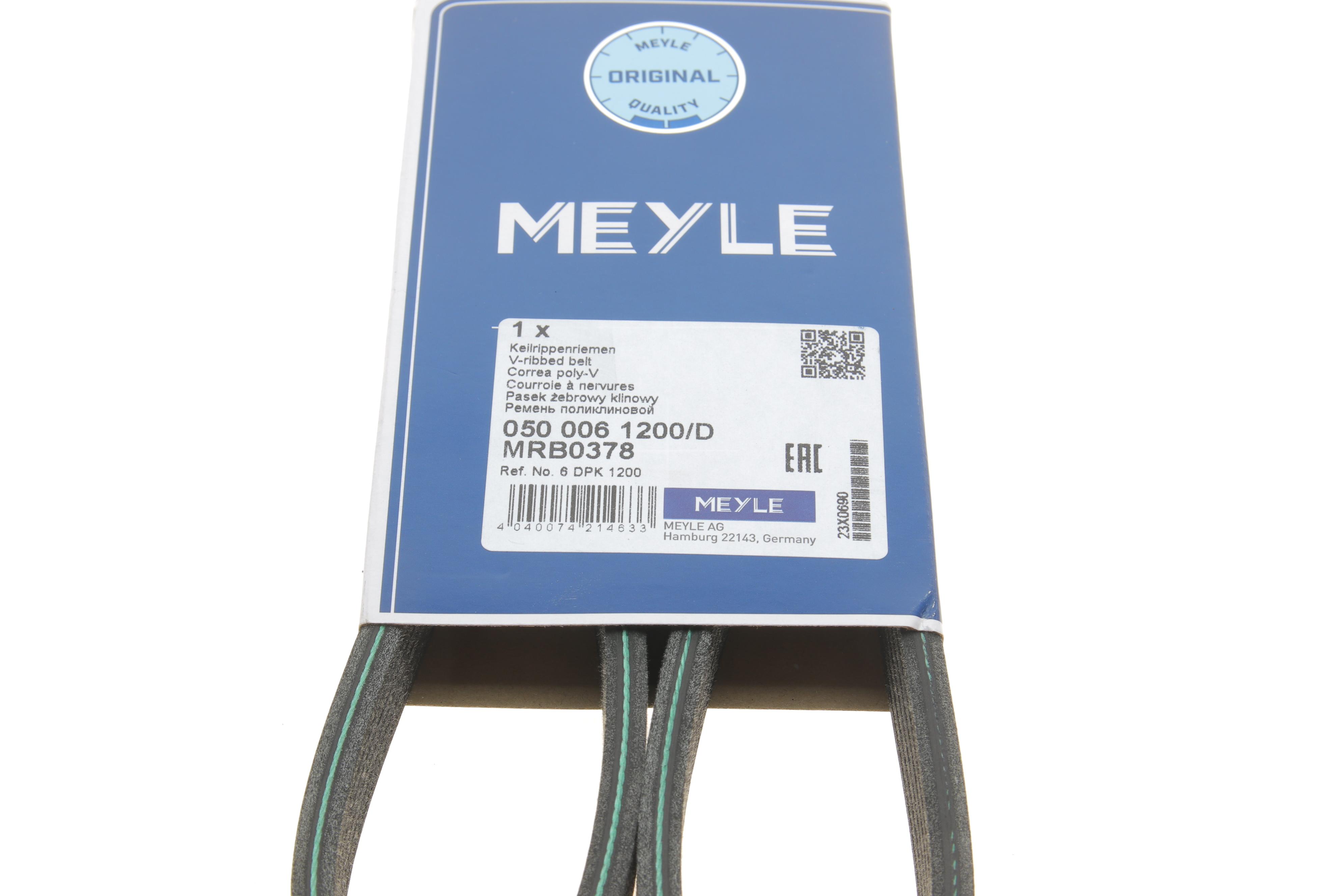 Ремінь генератора VW T5 1.9TDI/VW Caddy III 1.9/2.0TDI (+AC) (6PK1200)