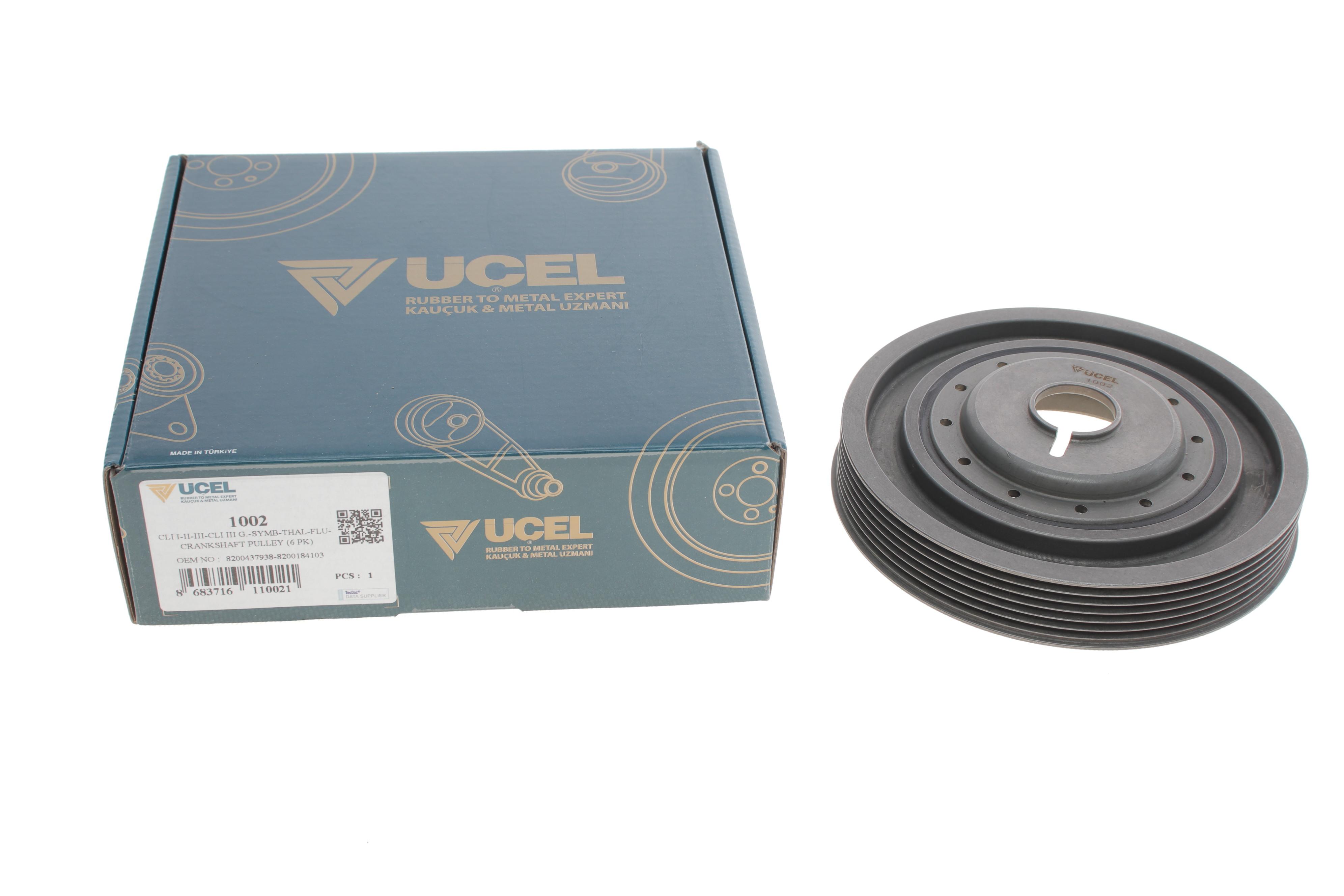 Шків колінвалу Renault Kangoo 1.5dCi 01- (6PK)