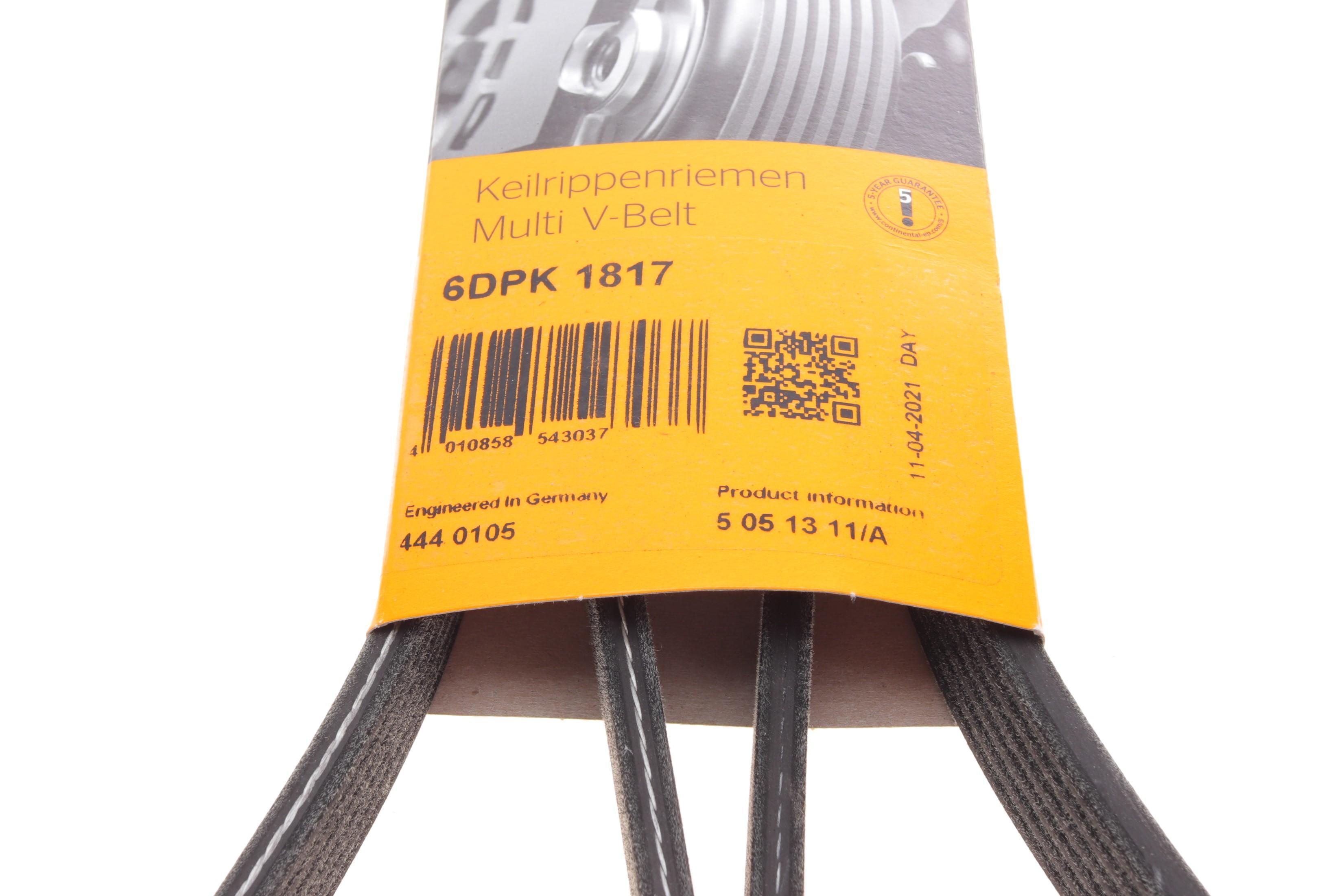 Ремінь генератора BMW 3 (E90/E92)/5 (E60)/X3 (E83) 2.0-3.0D 04-13