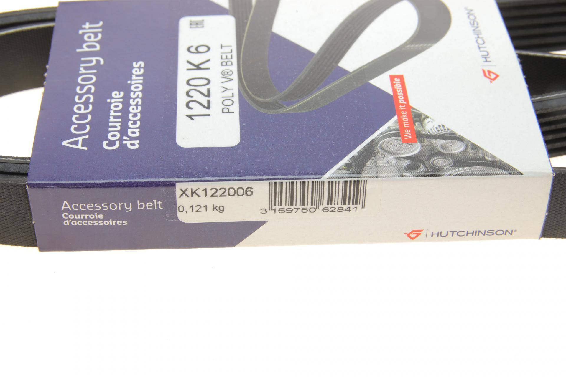 Ремінь генератора Fiat Scudo 2.0 D Multijet/Citroen Jumpy/Peugeot Expert 2.0 HDi (6PK1220)