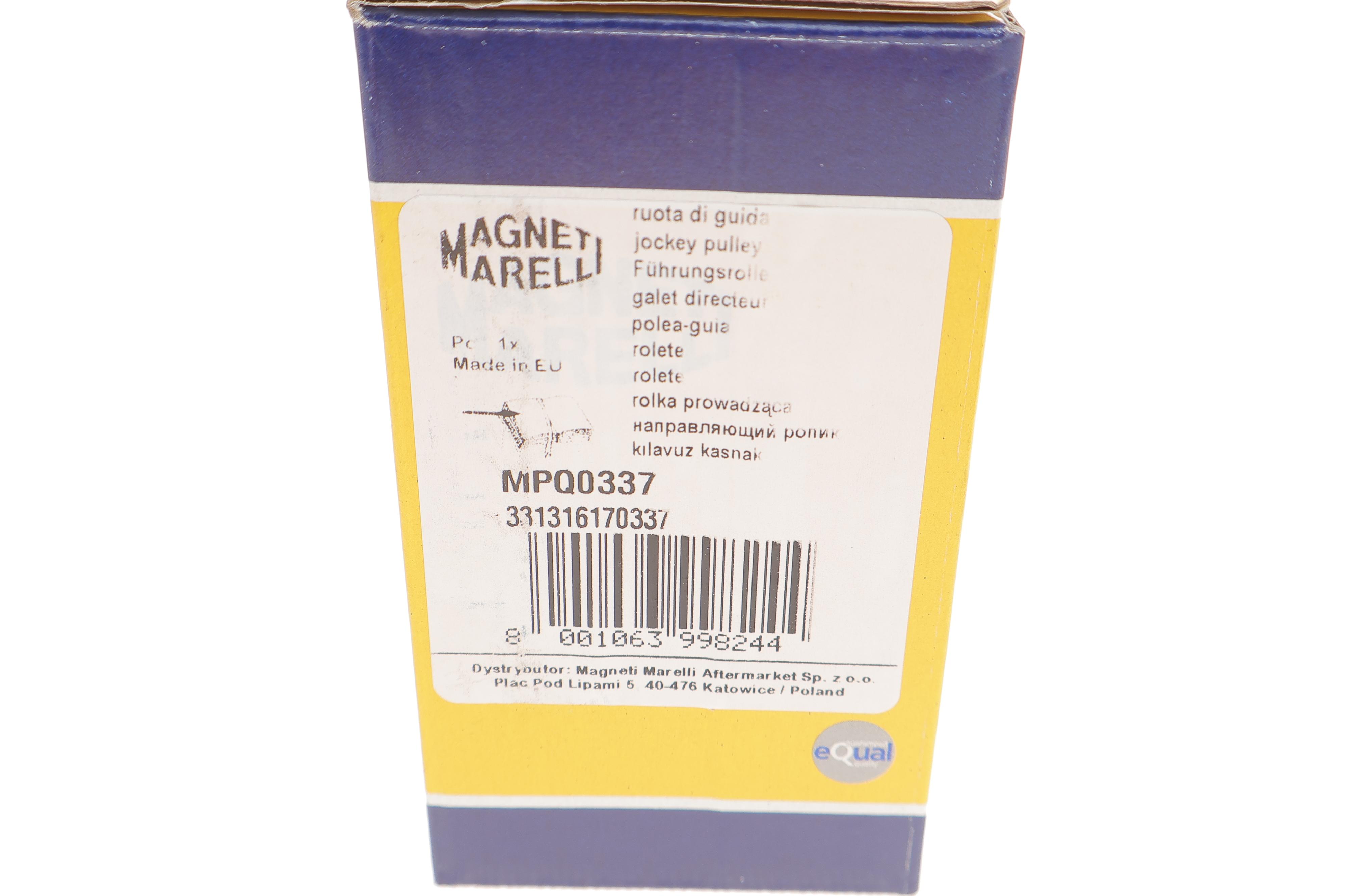 Ролик генератора Renault Trafic/Opel Vivaro 2.0DCI 06- (паразитний) (60x30x10) (MPQ0337)