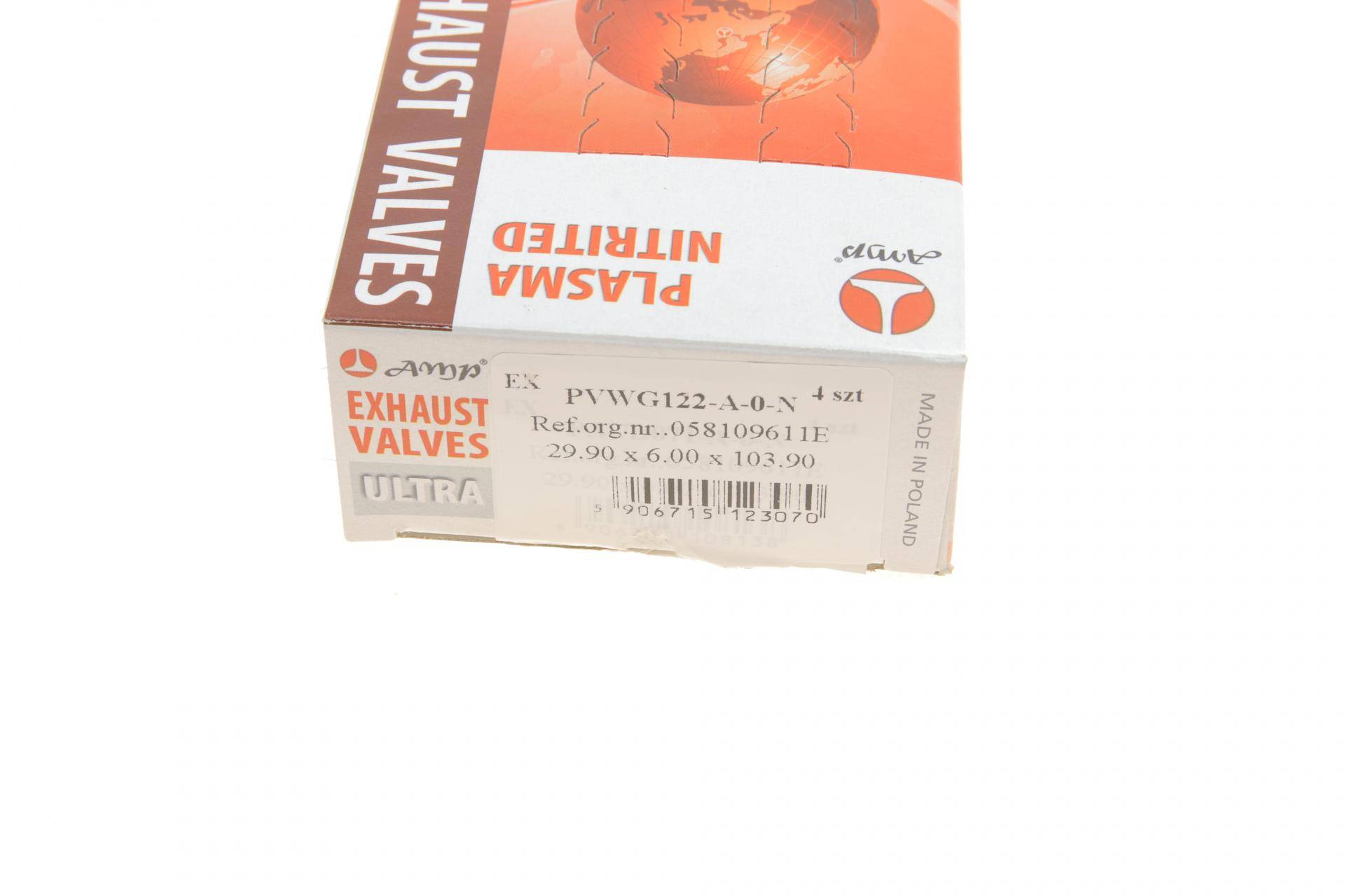 Клапан (випуск) Skoda Octavia/Superb/VW Golf/Passat 1.8 97-10 (29.9x6x103.9) (азотований)