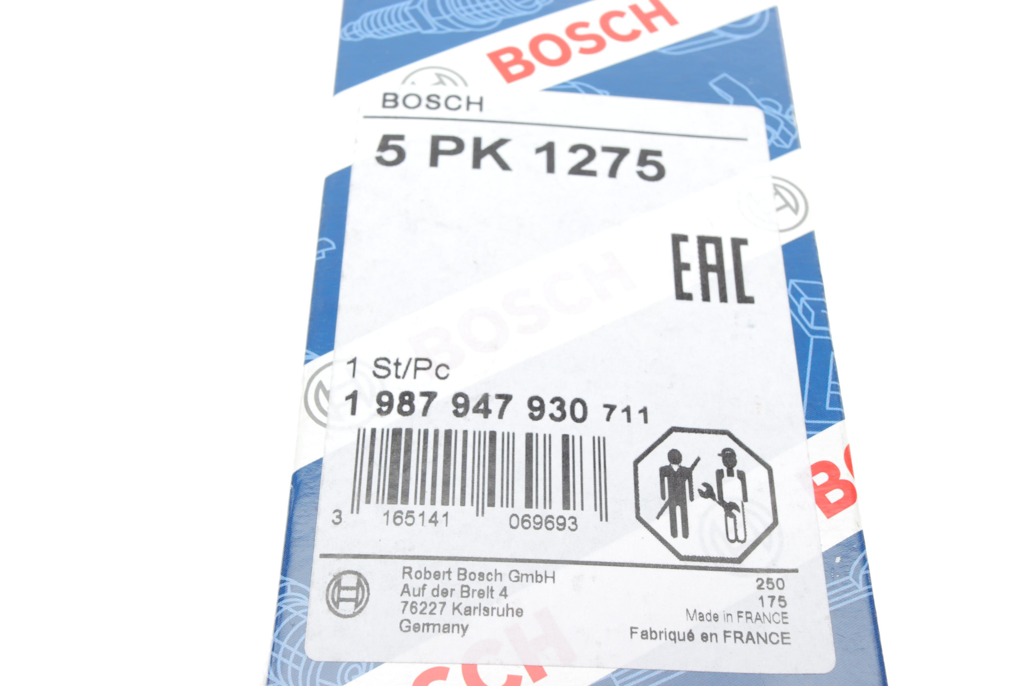 Ремінь генератора MB (W168)/Renault Megane I 1.6 96-03 (5PK1275)