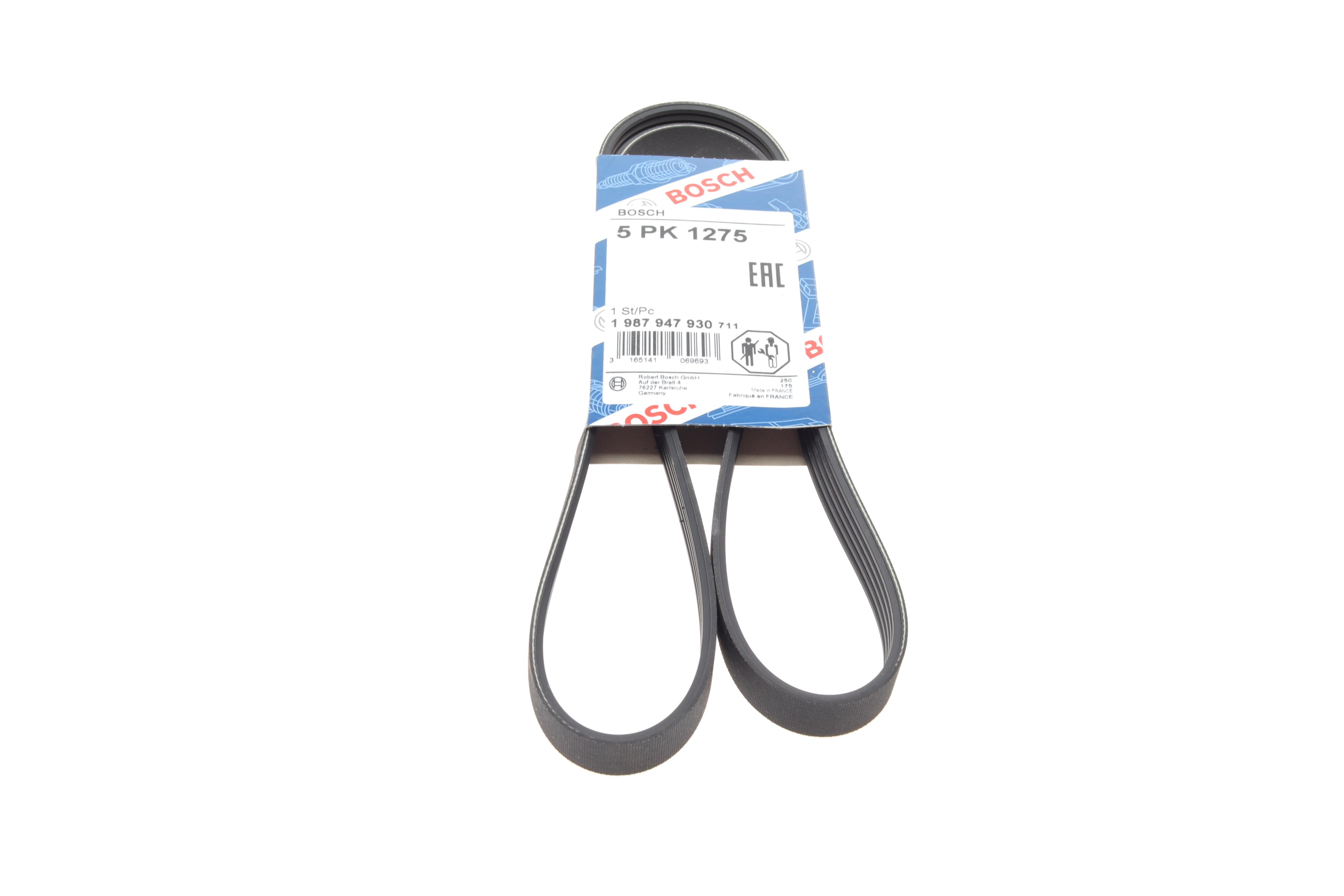 Ремінь генератора MB (W168)/Renault Megane I 1.6 96-03 (5PK1275)