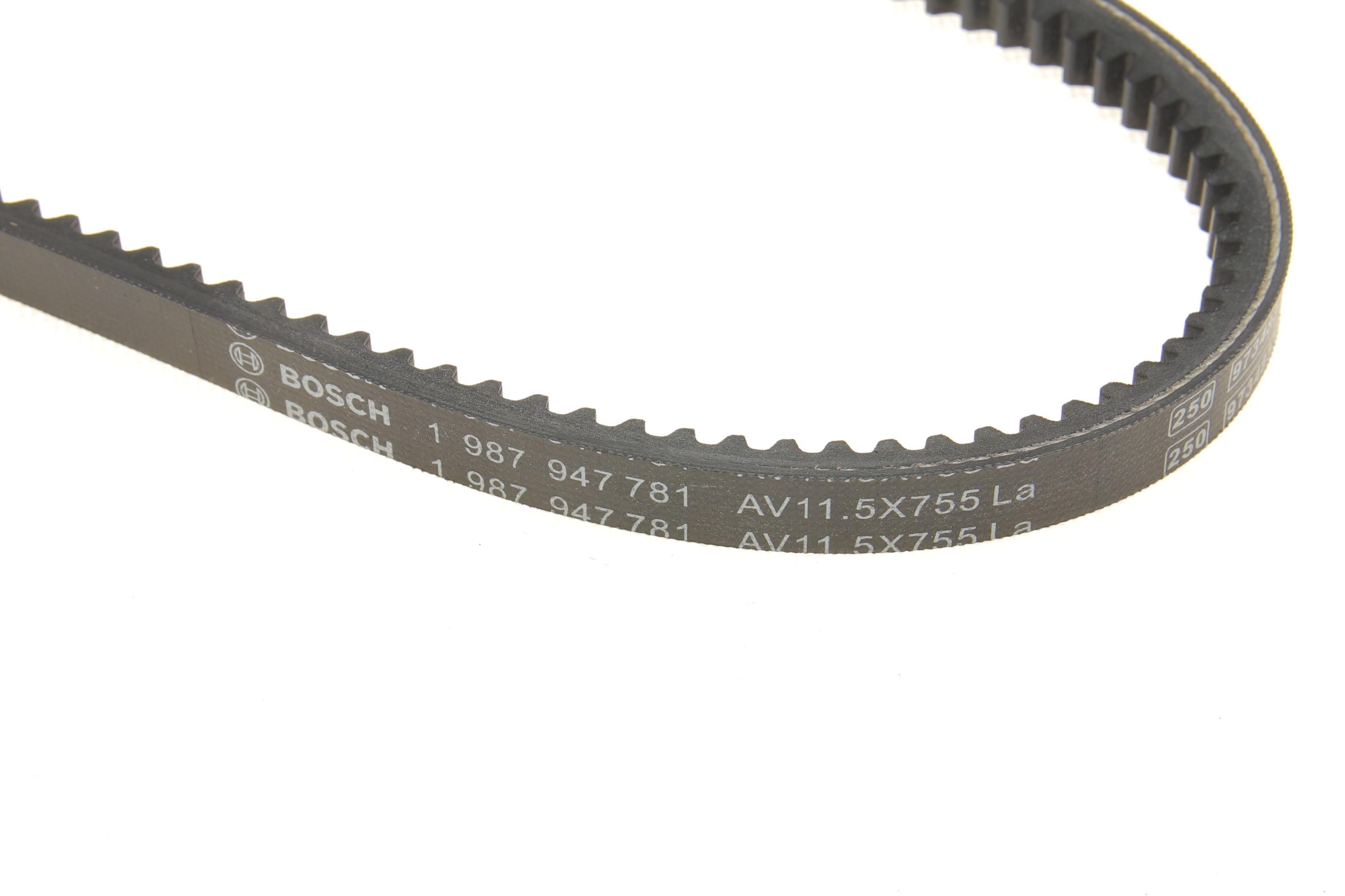 Ремінь генератора VW Passat/Opel Kadett E/Ford Escort/Audi 80 1.3-1.8 -97 (11.5x755)