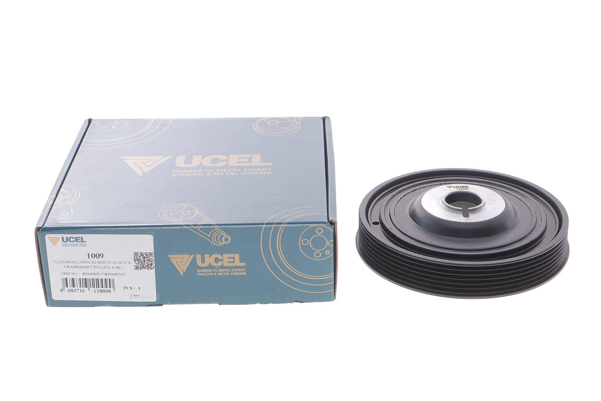 Шків колінвалу Renault Megane/Kangoo/Clio 1.5 dCi 08-/05- (6PK)