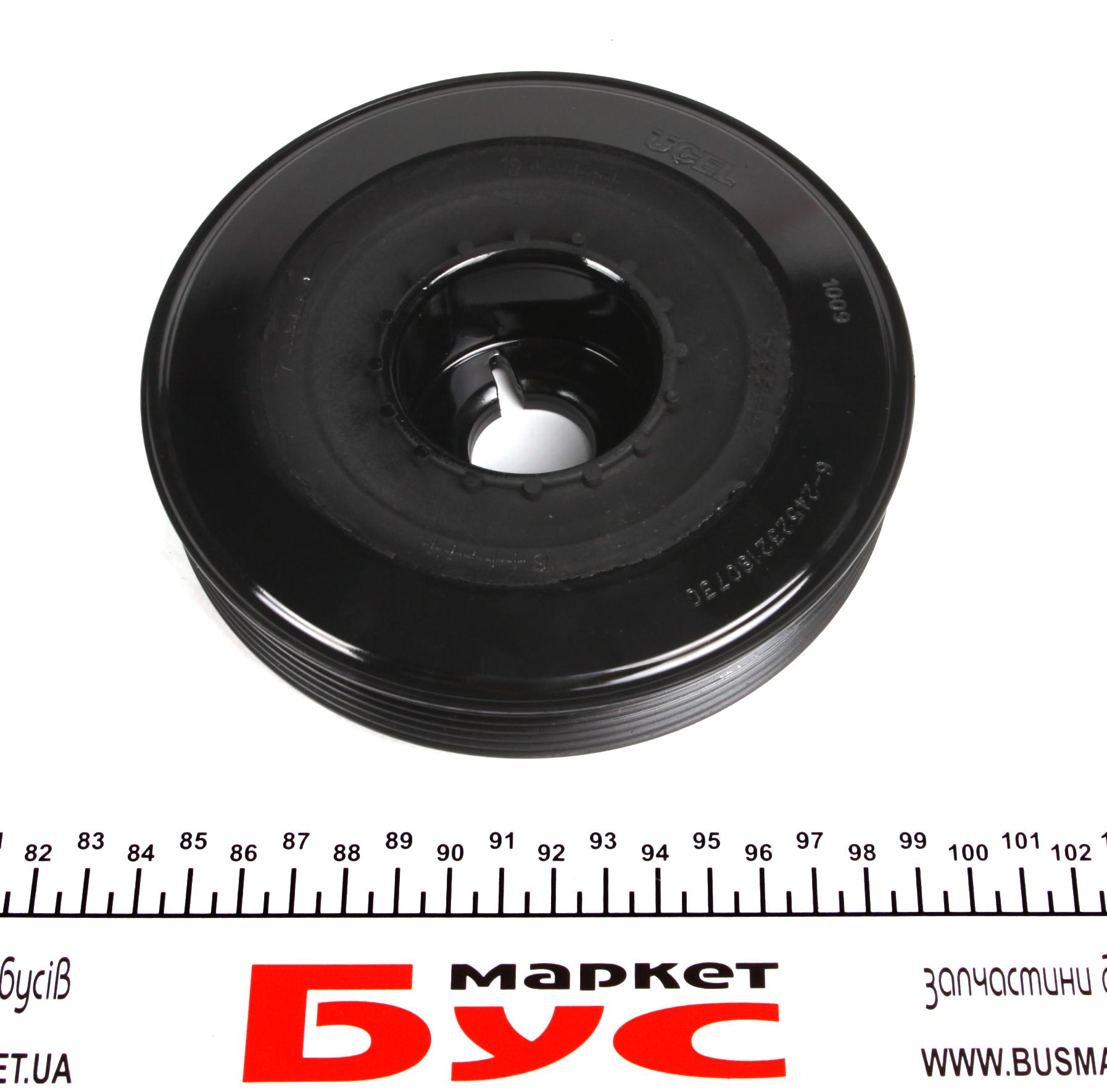 Шків колінвалу Renault Megane/Kangoo/Clio 1.5 dCi 08-/05- (6PK)