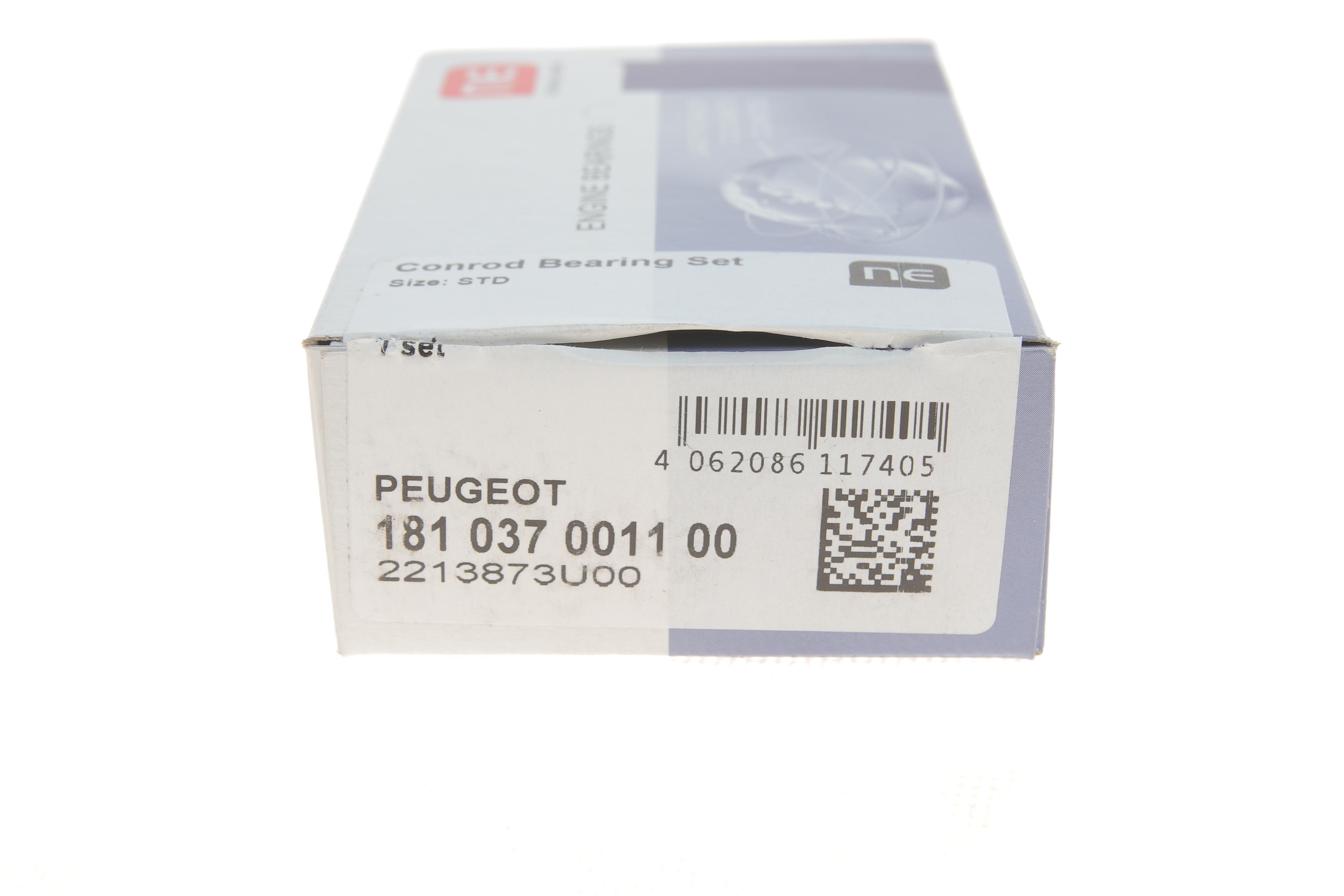 Вкладиші шатунні Citroen Berlingo/Fiat Ducato 2.0HDI (STD) = 6137600000