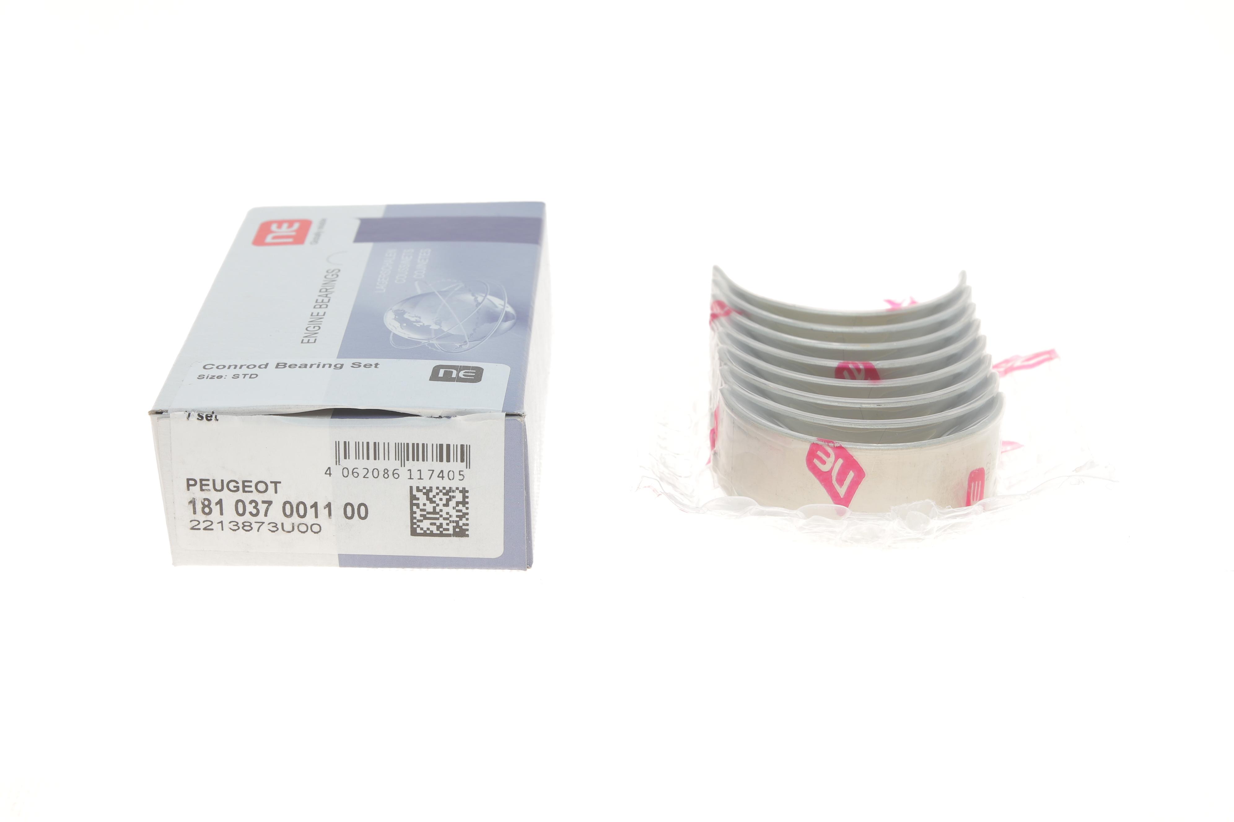 Вкладиші шатунні Citroen Berlingo/Fiat Ducato 2.0HDI (STD) = 6137600000