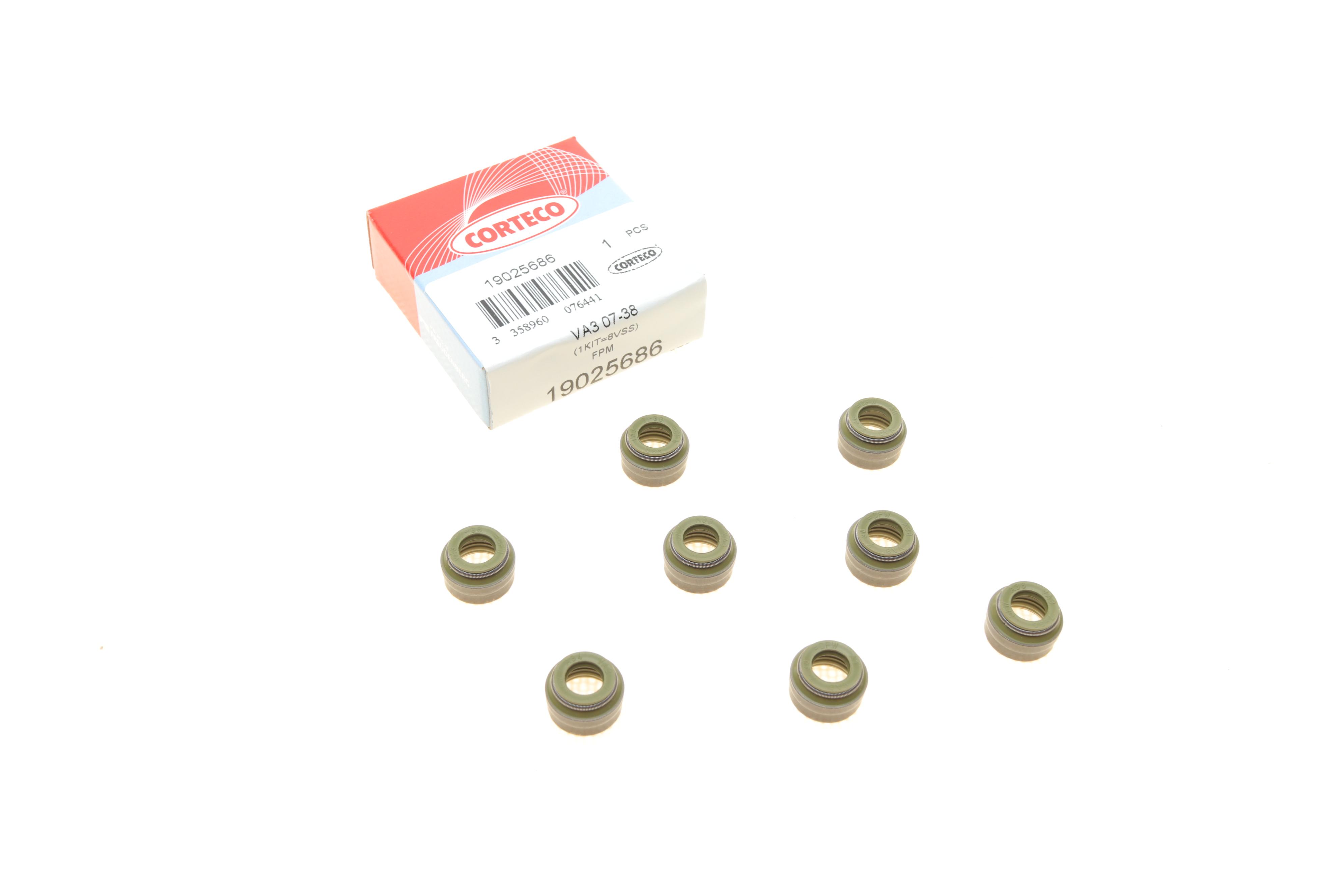 Сальник клапана (впуск/випуск) MB Sprinter 901-906/Vito (W638/639) 2.2CDI (7x10/13,5x8,5) (к-кт 8шт)