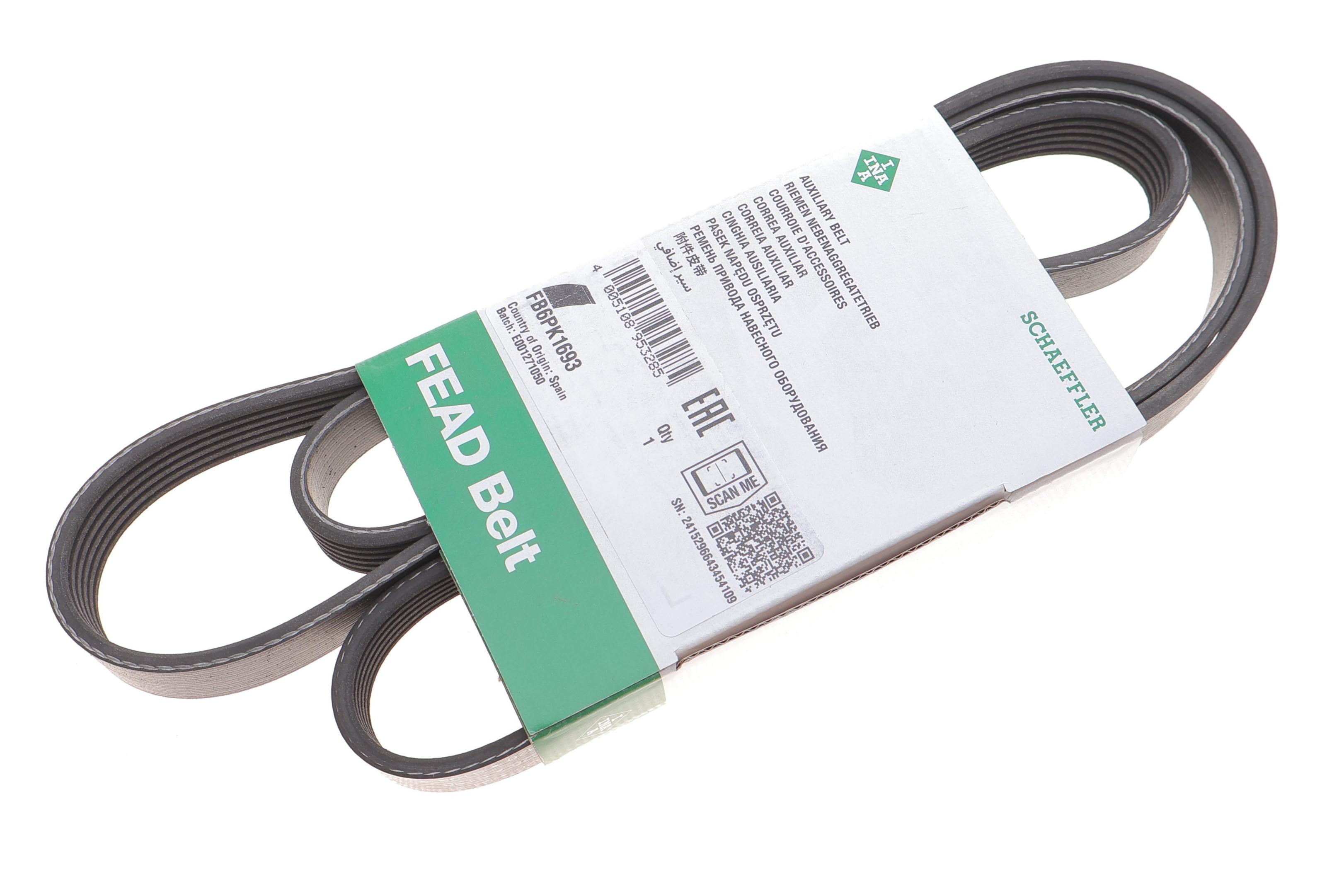 Ремінь генератора VW T4 2.5TDI, 95-03, -AC/Caddy III 1.2TSI, 10-15, -AC