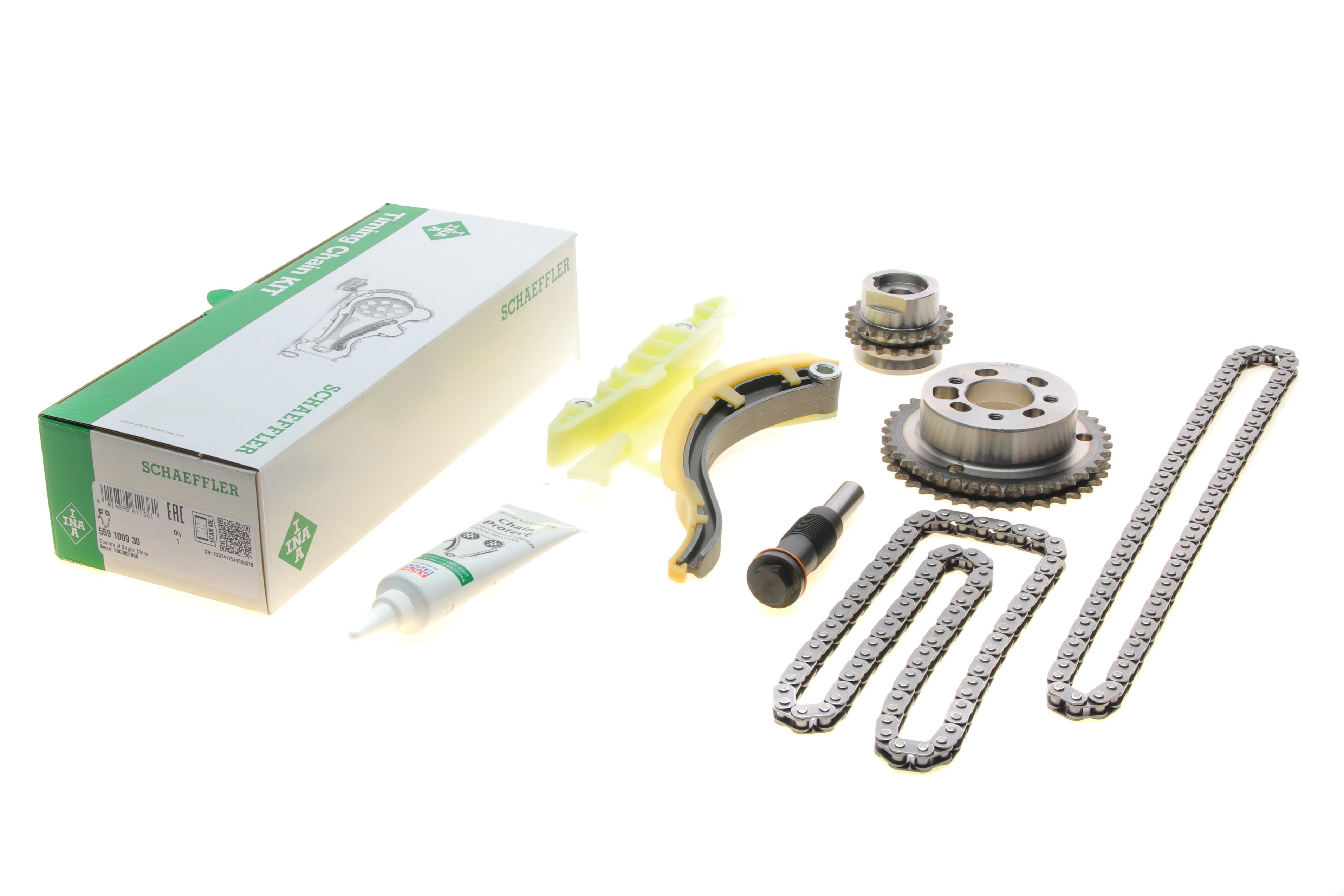 Комплект ланцюга ГРМ Ford Focus 1.8TDDi 98-05 (z=84), (ланцюг INA)