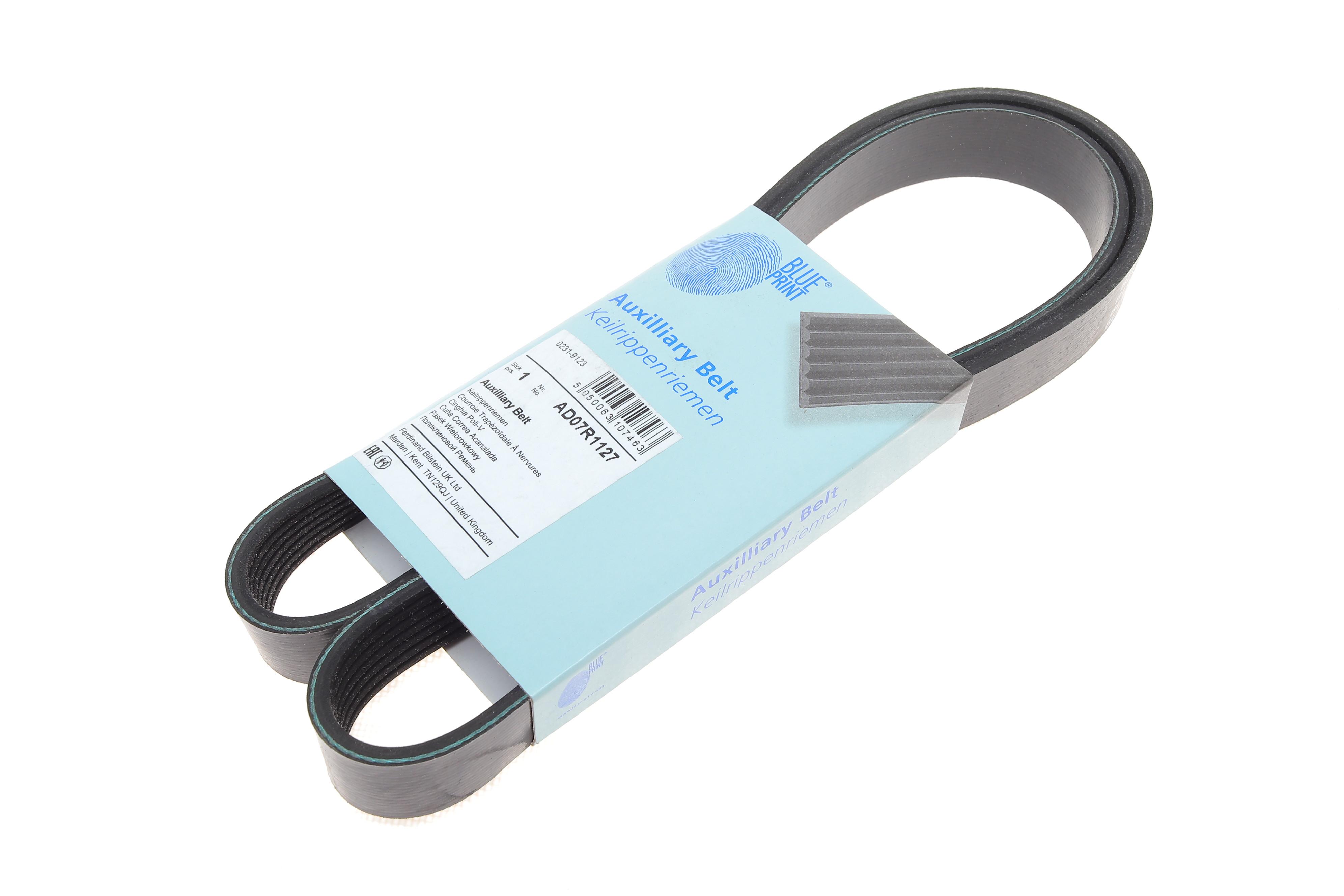 Ремінь генератора Renault Megane/ Grand Scenic 1.9dCi/1.6-2.0 02-/ Nissan Juke 1.6 10- (7PK1127)