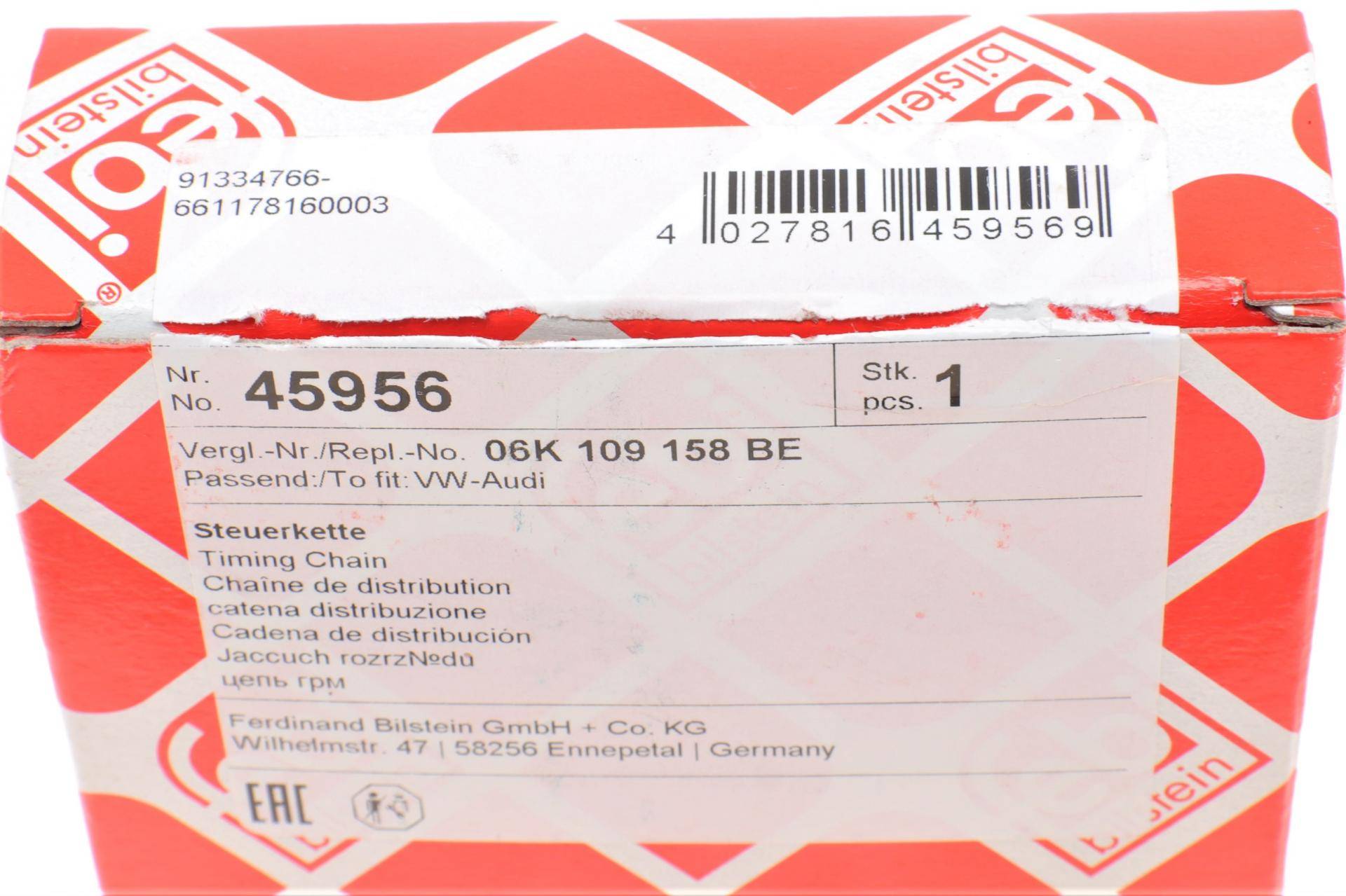 Ланцюг ГРМ Audi A4/A5/A6/VW Passat 1.8-2.0 TFSI 09-12 (170 ланок)