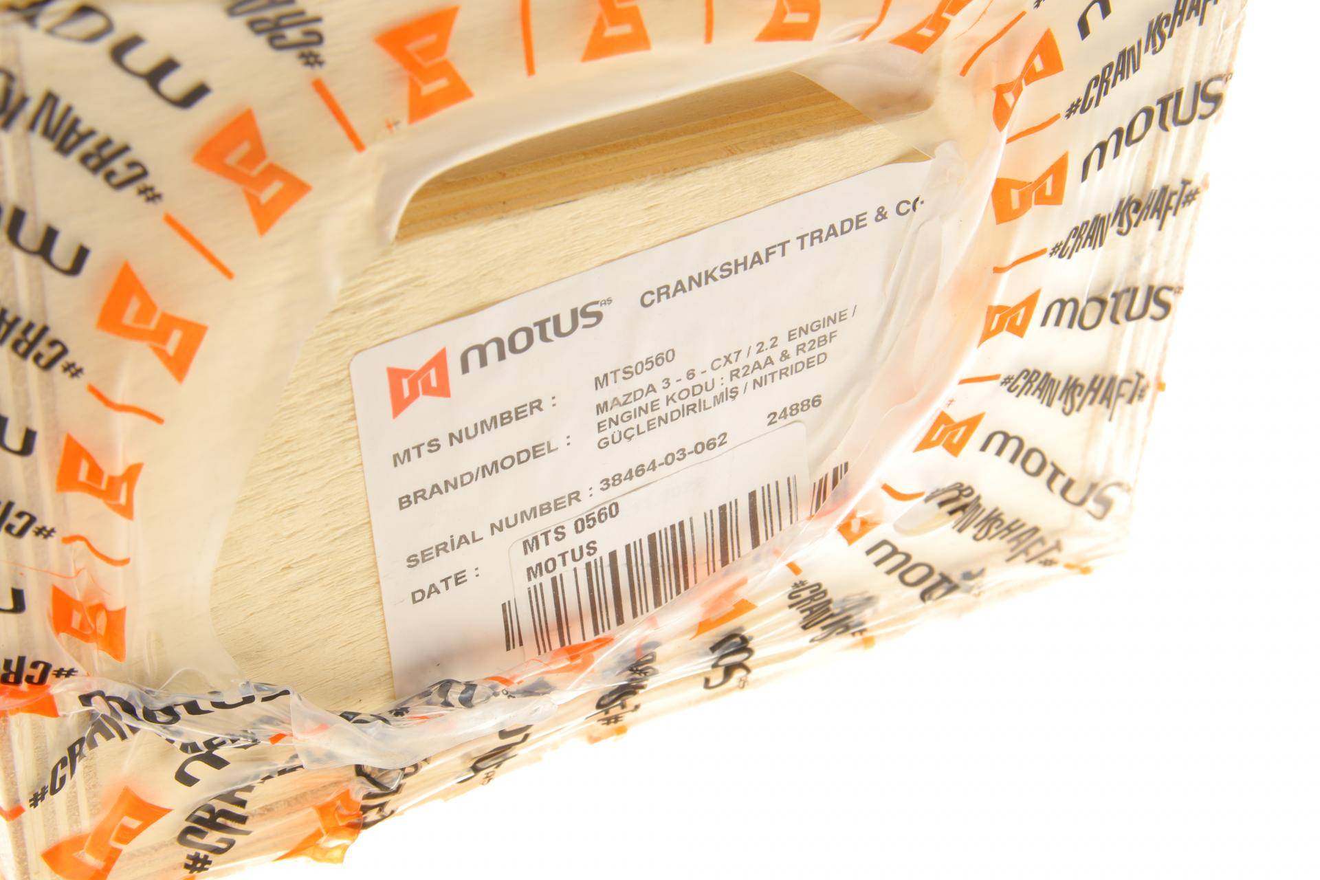 Колінчастий вал Mazda 3/6/CX-7 2.2D 06- (R2AA/R2BF)