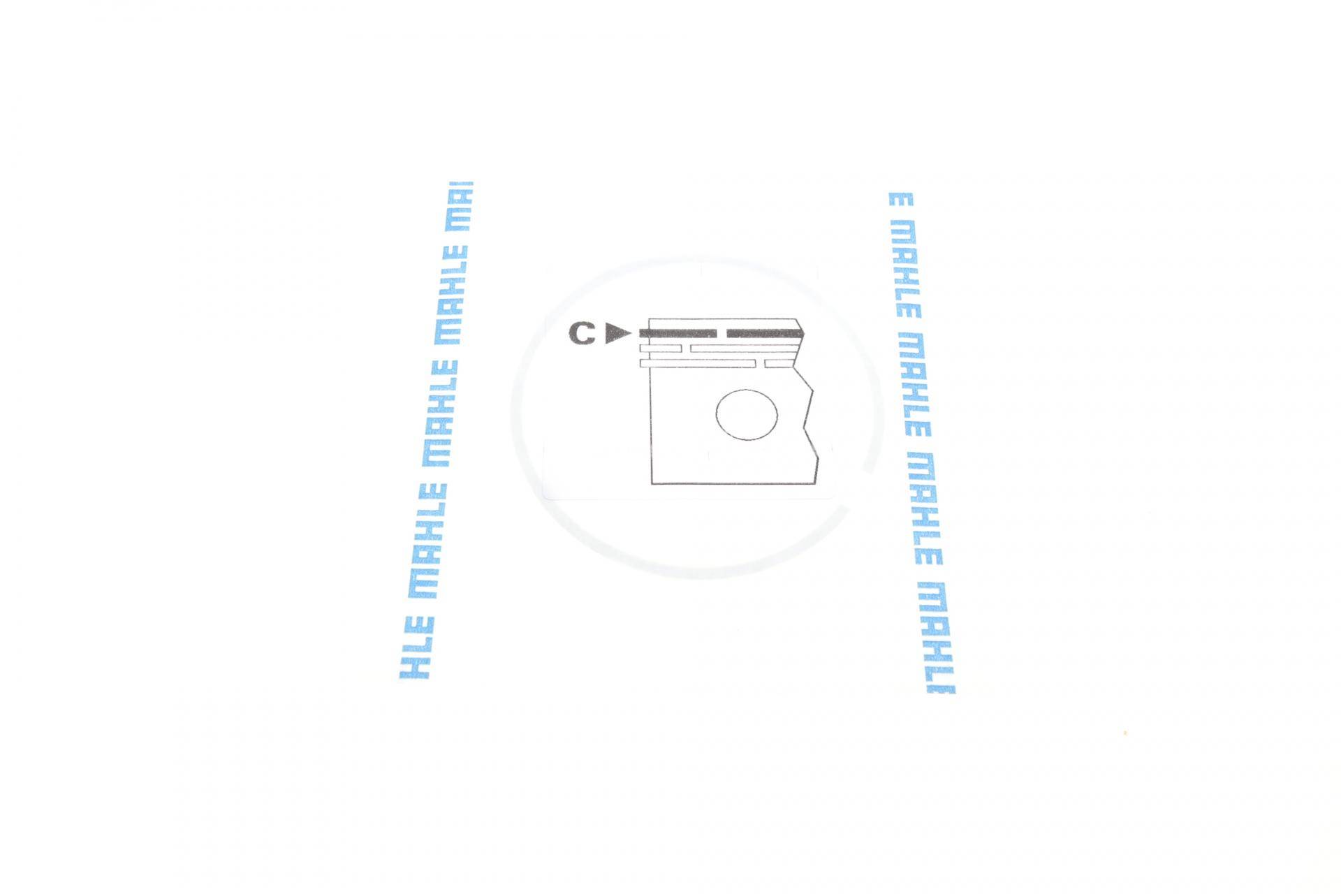 Кільця поршневі Skoda Fabia 1.2 01-14/VW Golf IV 1.6 00-06 (76.51mm/STD) (1.2-1.5-2.5)