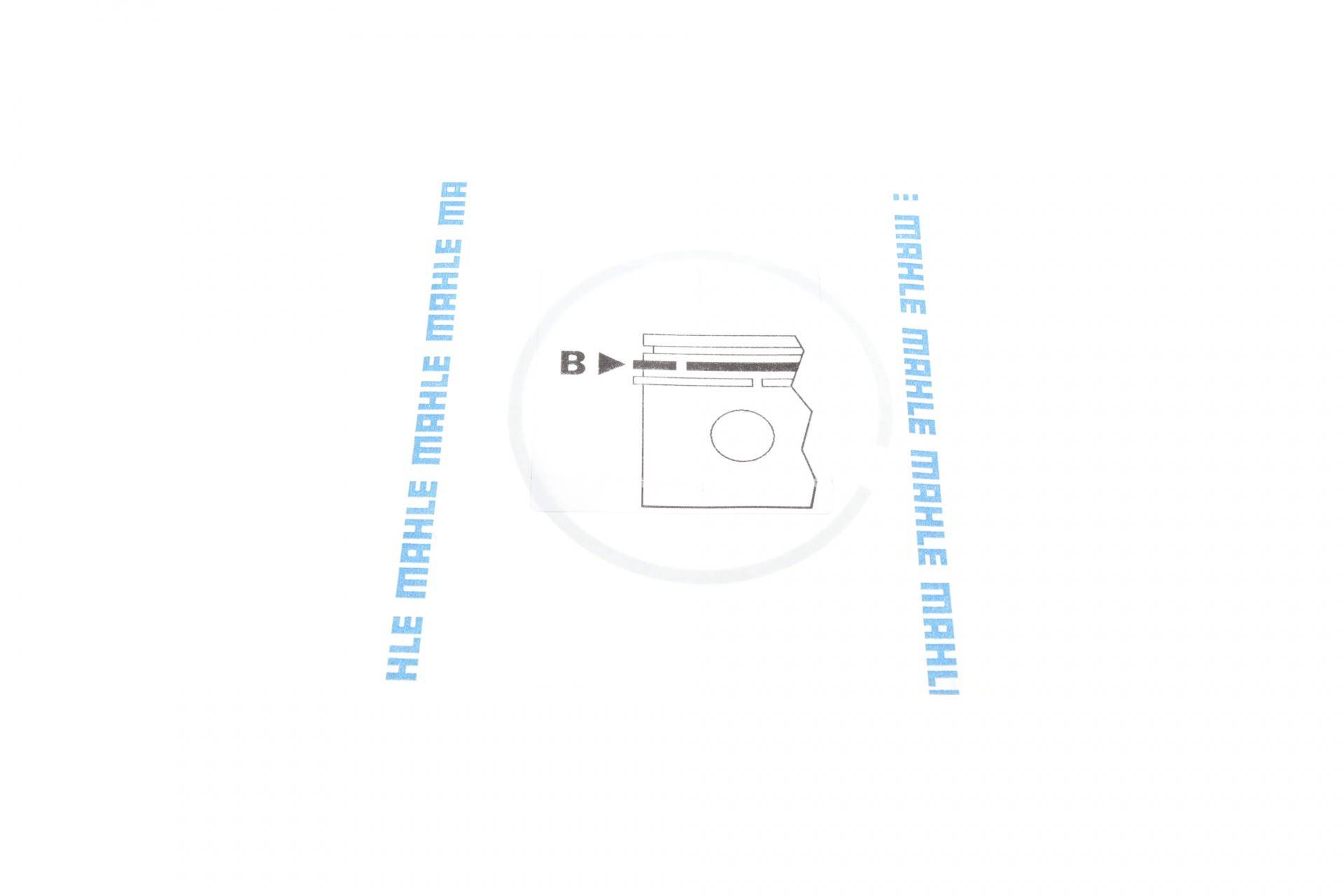 Кільця поршневі Skoda Fabia 1.2 01-14/VW Golf IV 1.6 00-06 (76.51mm/STD) (1.2-1.5-2.5)