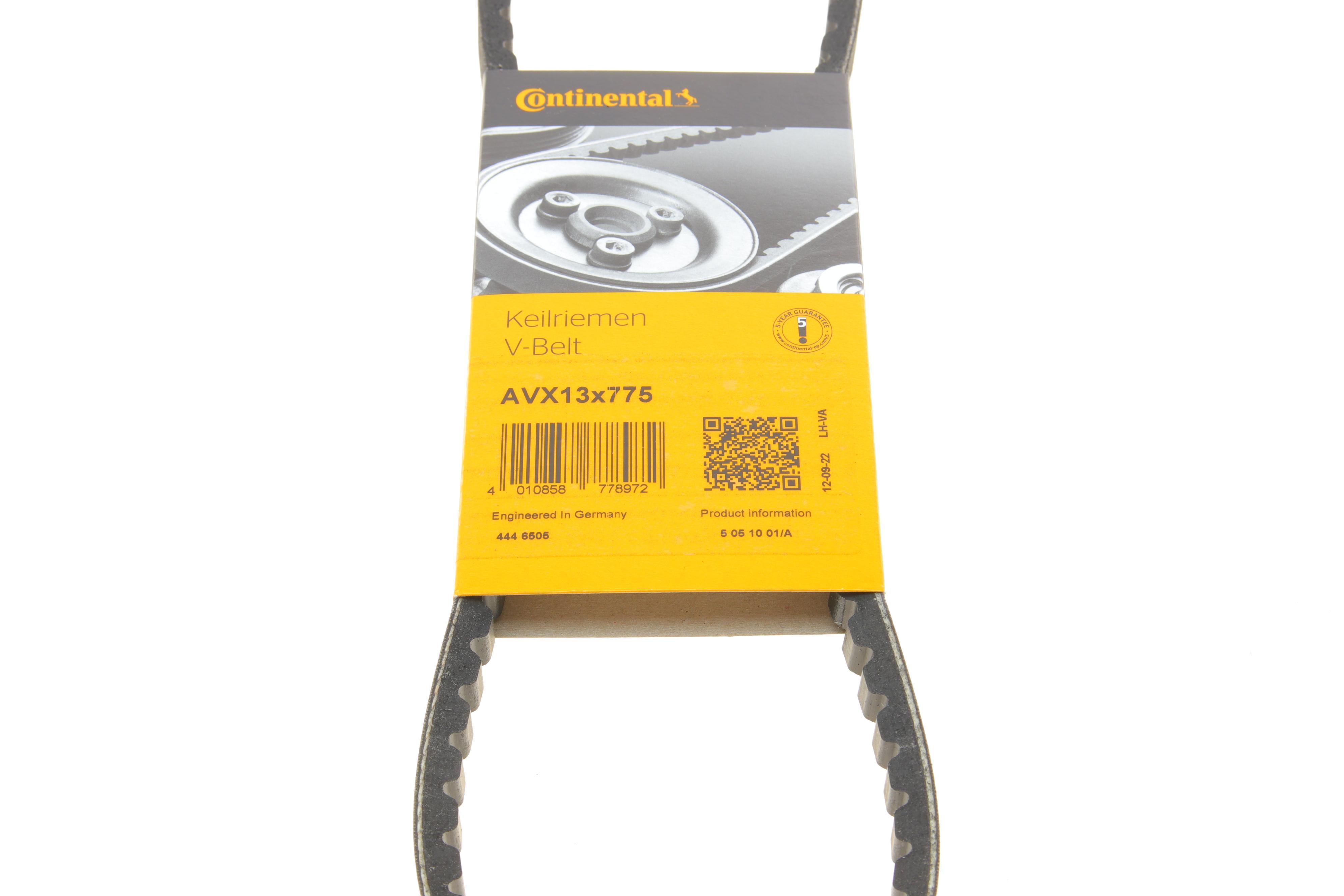 Ремінь генератора Mitsubishi L200 2.5d/td 87-96/Kia Sportage 2.0i -03 (13x775)