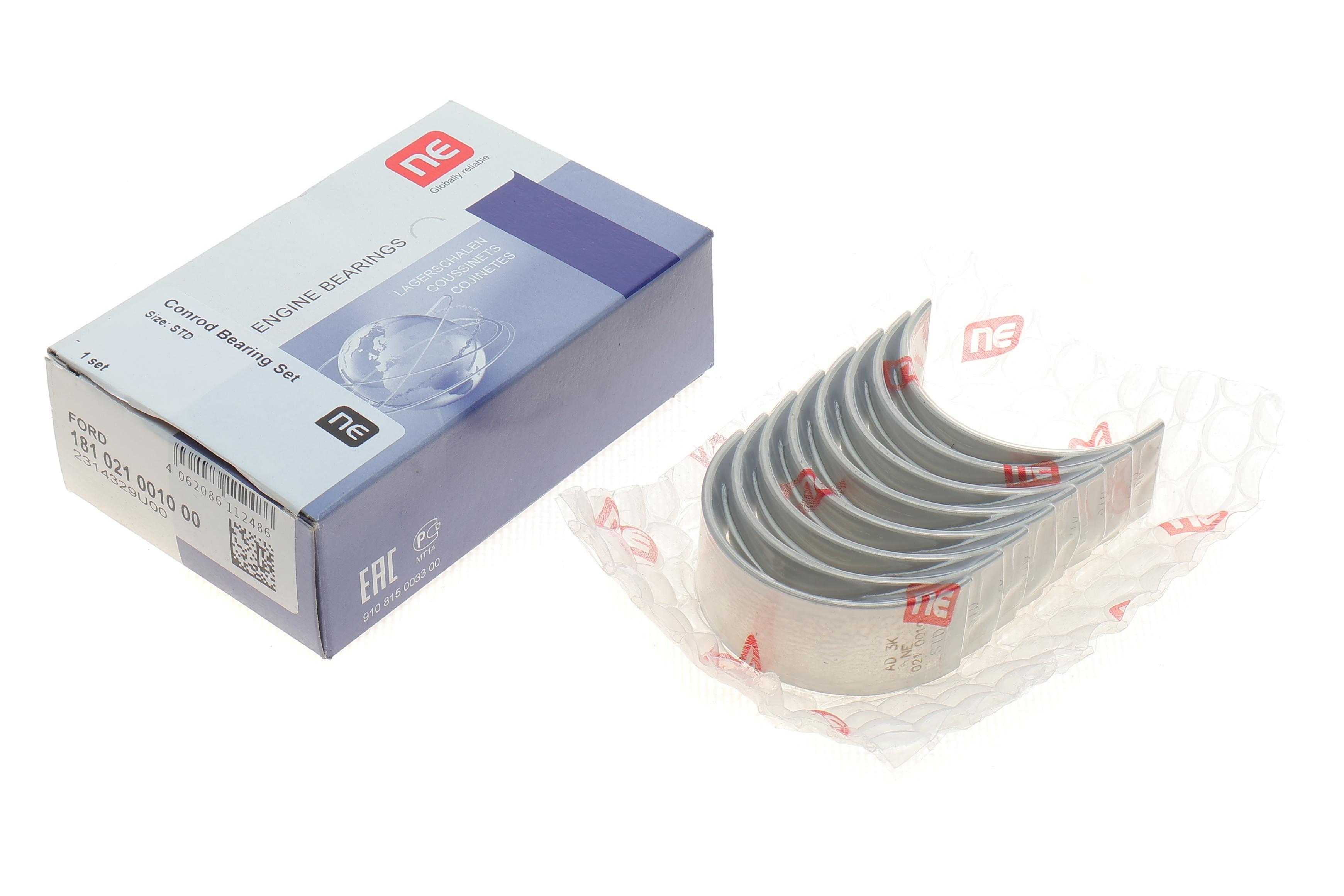 Вкладиші шатунні Ford Fiesta/Focus 1.8TDI (STD) = 6121590000