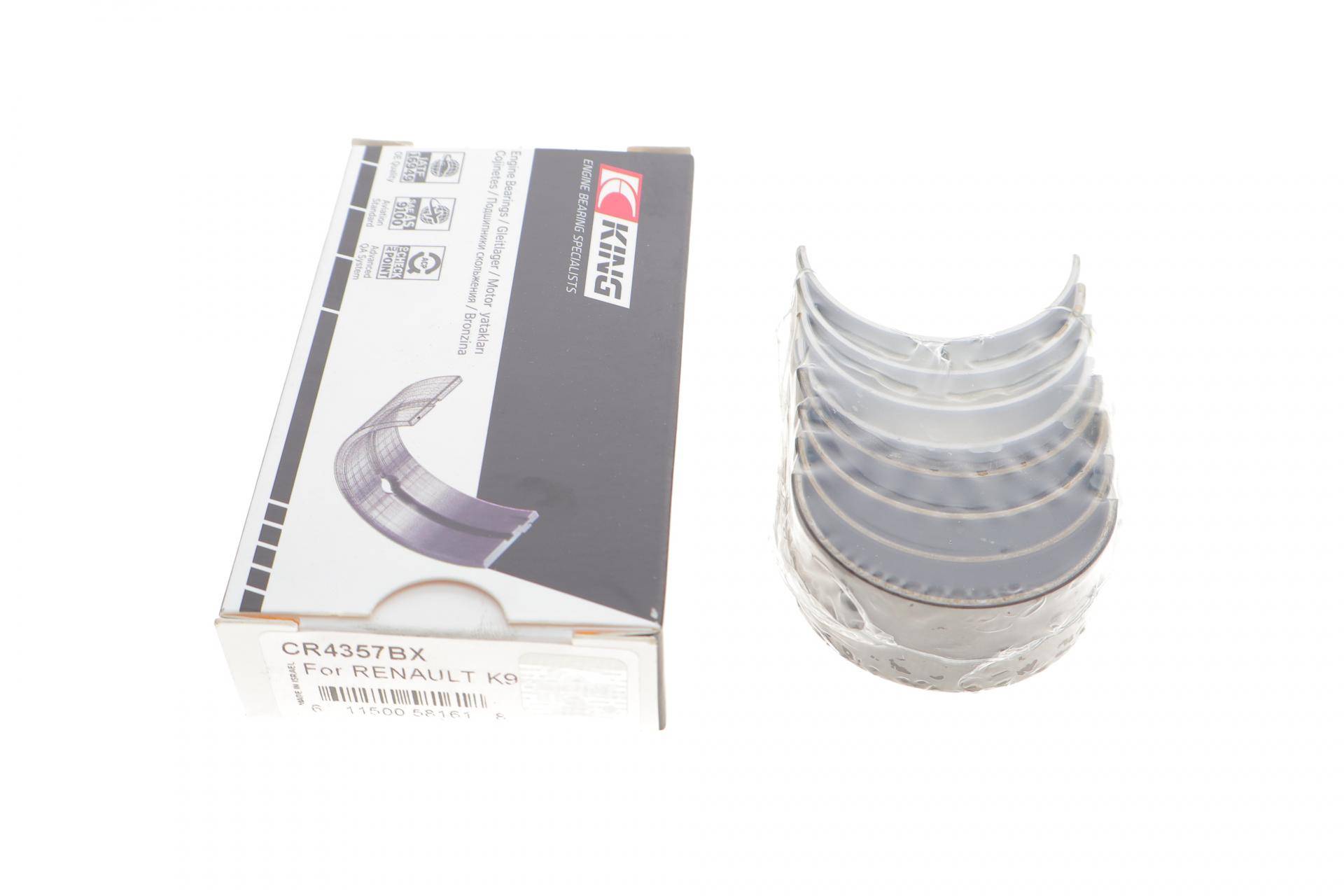 Вкладиші шатунні Renault Kangoo 1.5 dCi 01- (STD)