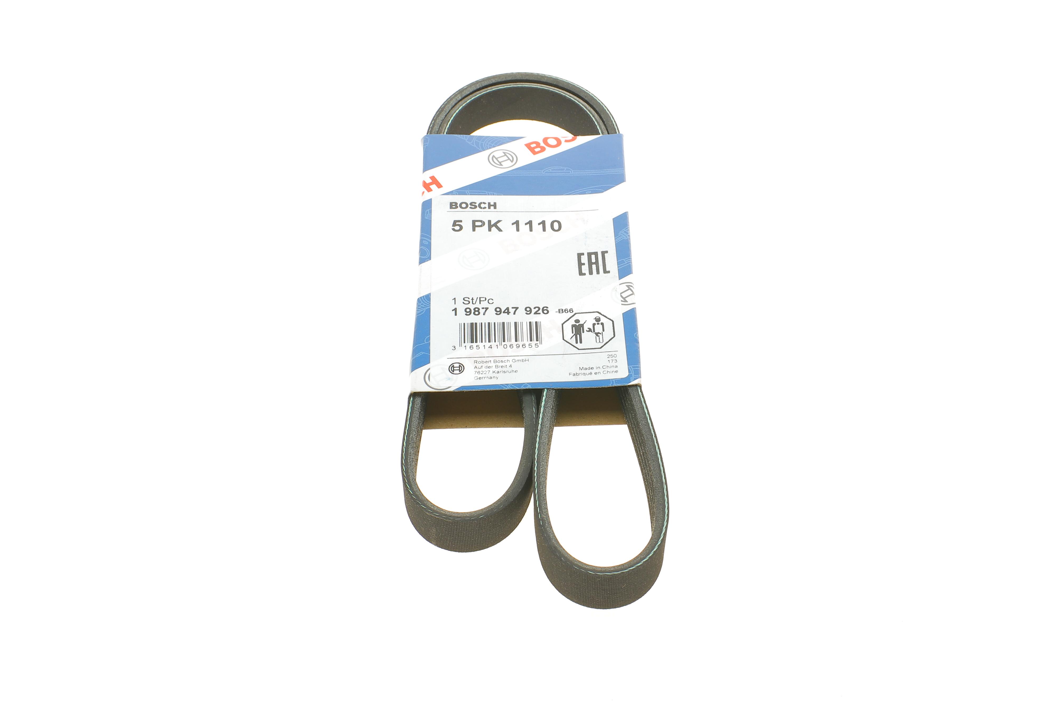 Ремінь генератора поліклиновий Renault Kangoo 1.4i 98-/ 1.6i 02- (5PK1110)