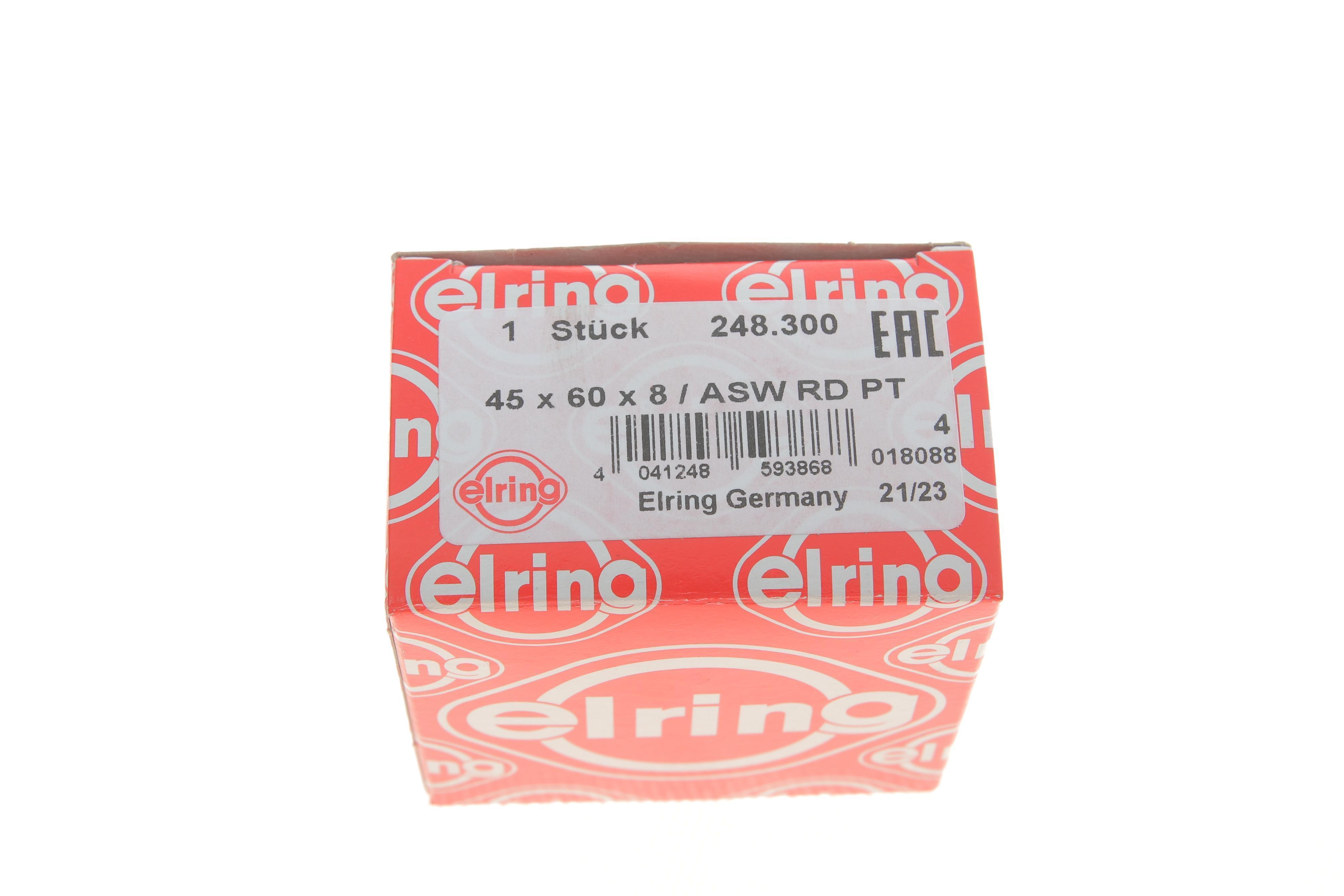 Сальник колінвалу (передній) VW T5/T6 2.0 TSI 11- (45x60x8)