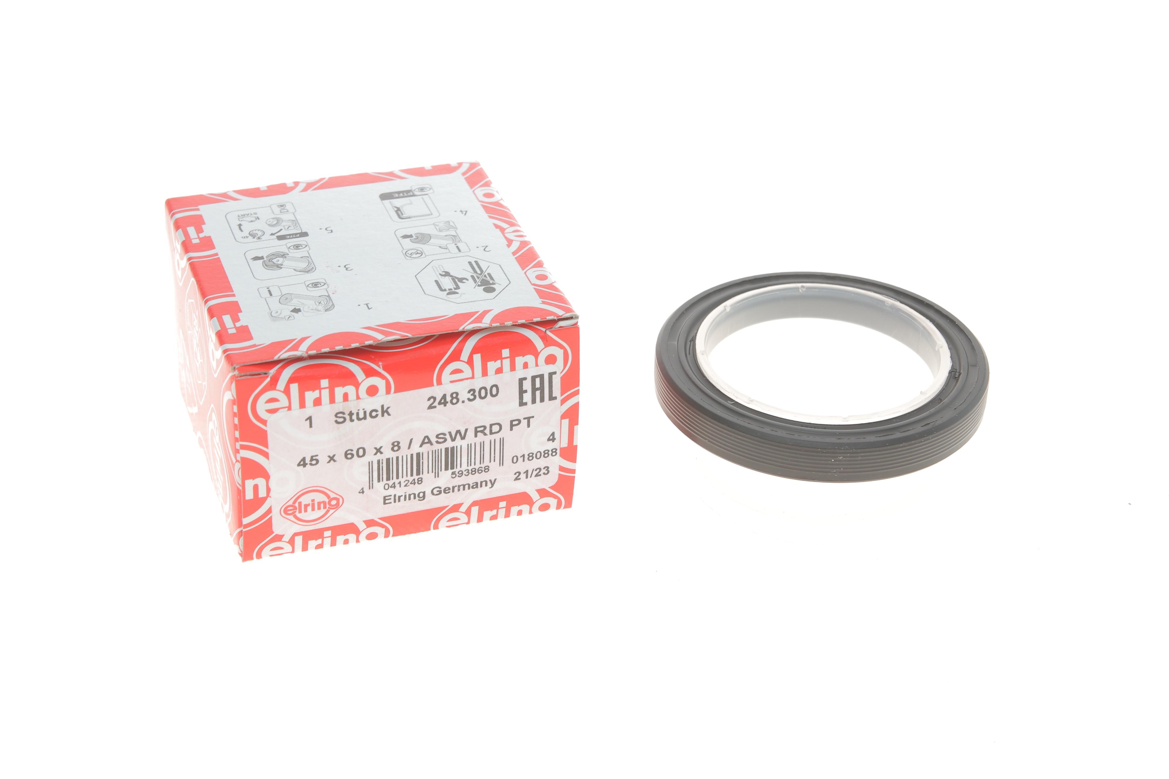 Сальник колінвалу (передній) VW T5/T6 2.0 TSI 11- (45x60x8)