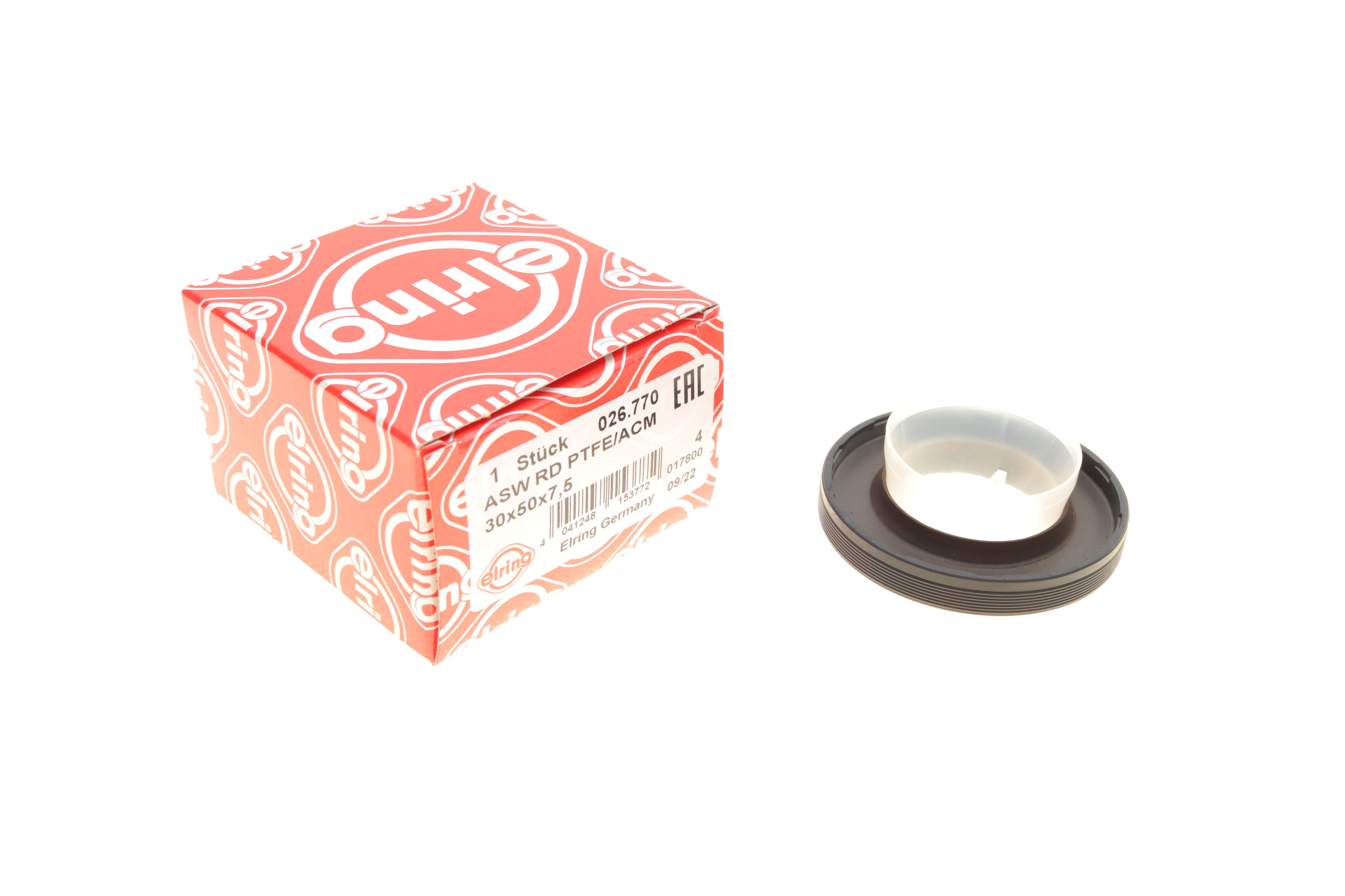 Сальник колінвалу (передній) Ford Connect 1.8TDi 02- (30x50x7.5)