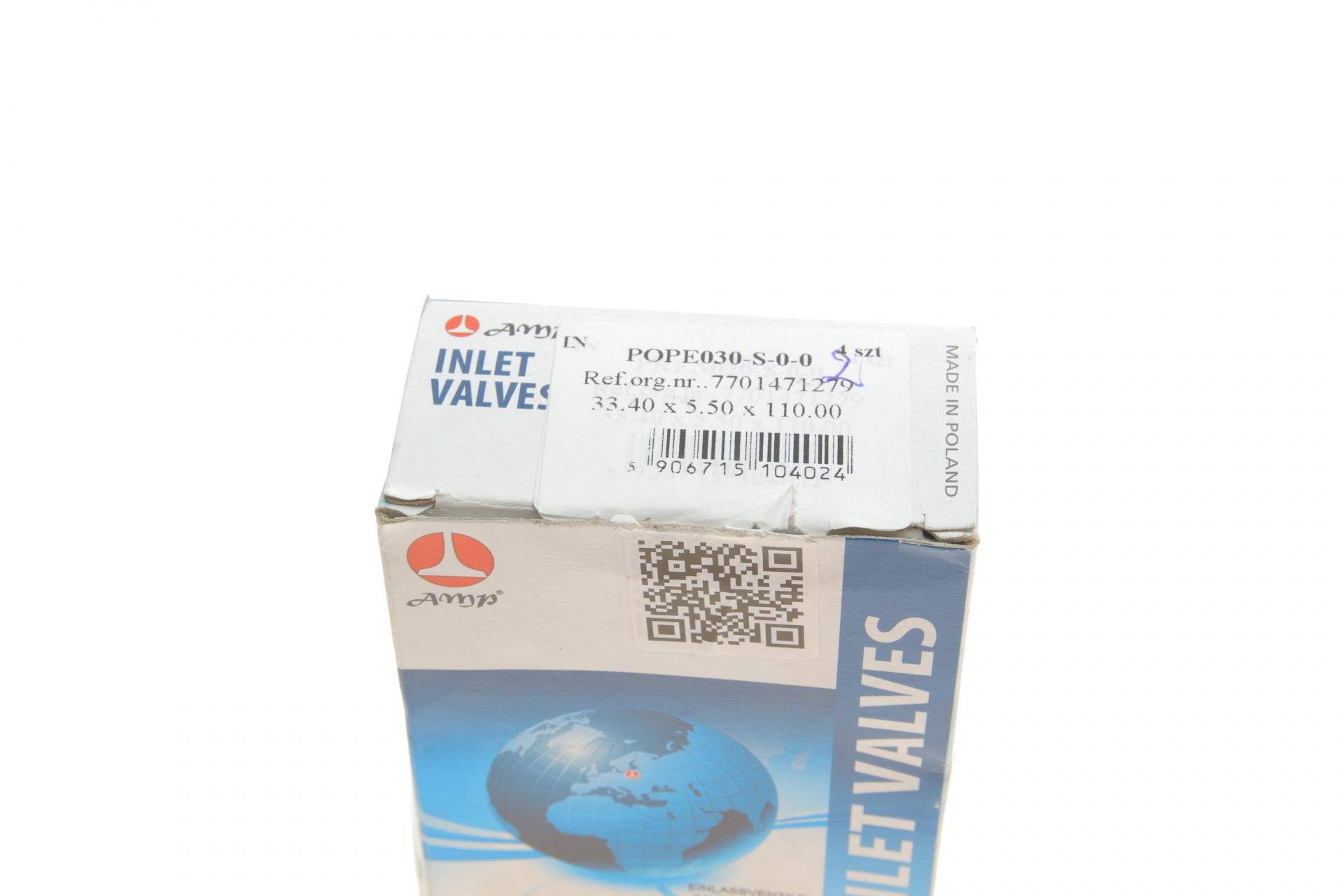 Клапан (впуск) Nissan Primastar/Opel Vivaro/Renault Trafic 1.8/2.0 16V 98- (33.4x5.5x110.7)