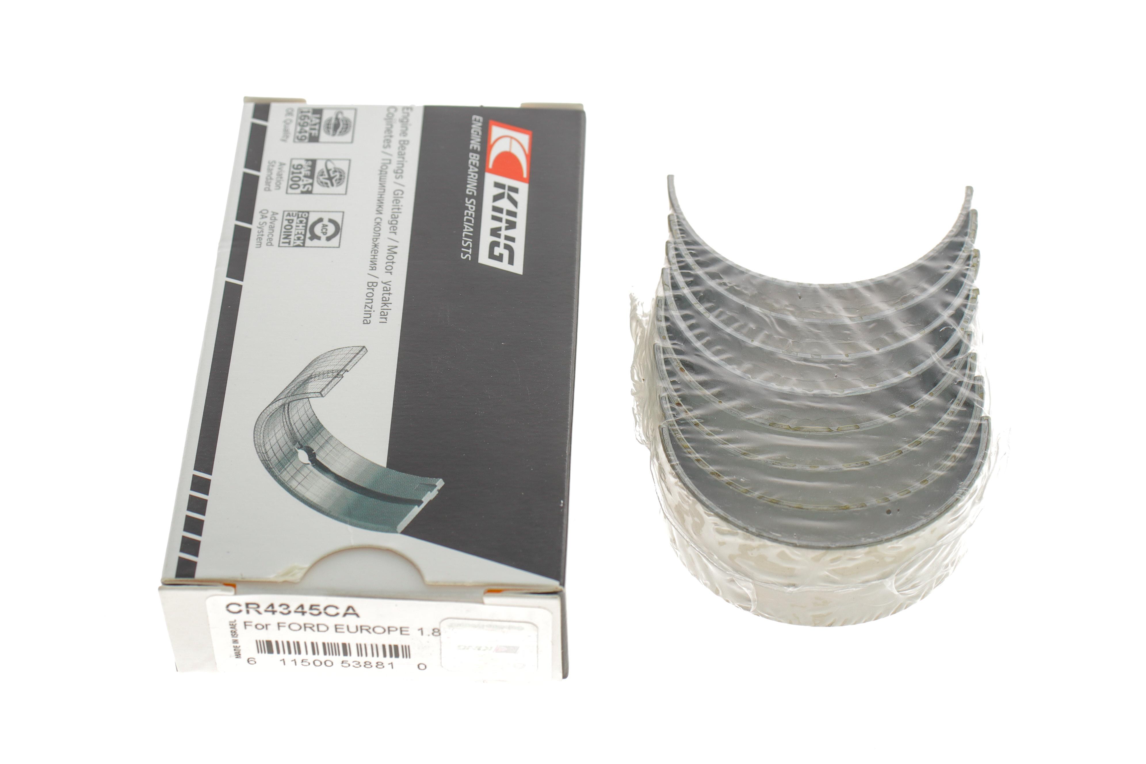 Вкладиші шатунні Ford Transit Connect 1.8 TDCi 02-13 (STD) (Trimetal