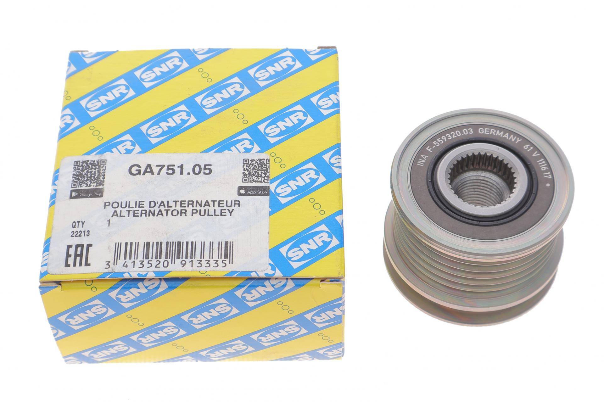 Шків генератора MB Sprinter/Vito CDI (тип Bosch)