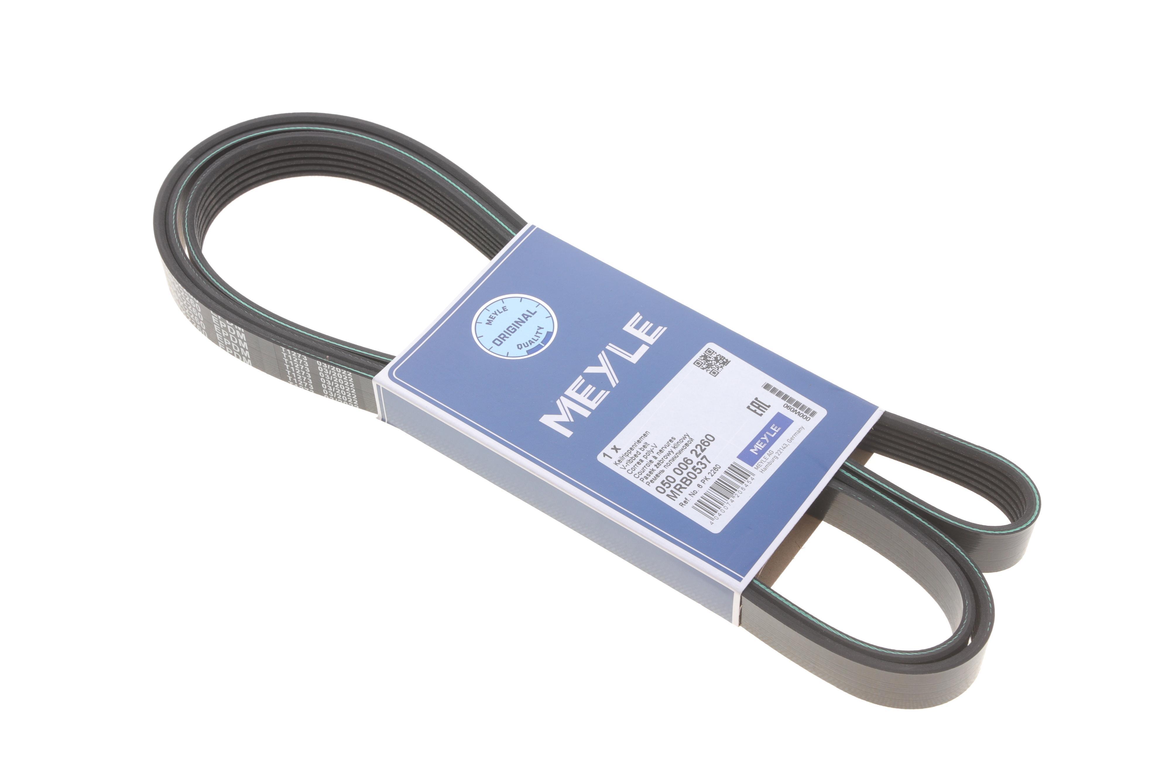 Ремінь генератора MB Sprinter CDI (-AC) (з обводним роликом) (6PK2260)