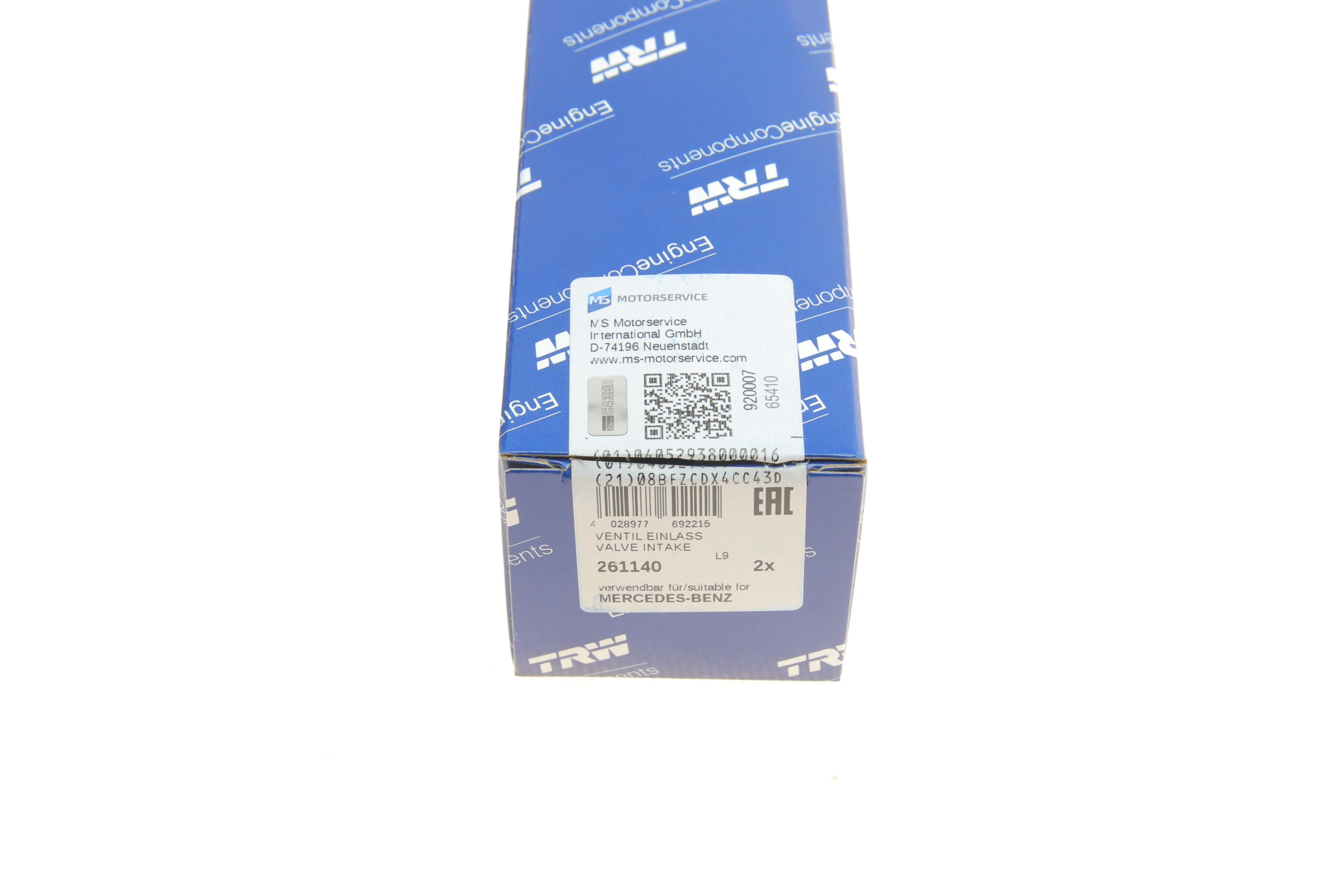 Клапан (впуск) MB Sprinter 2.2CDI OM651