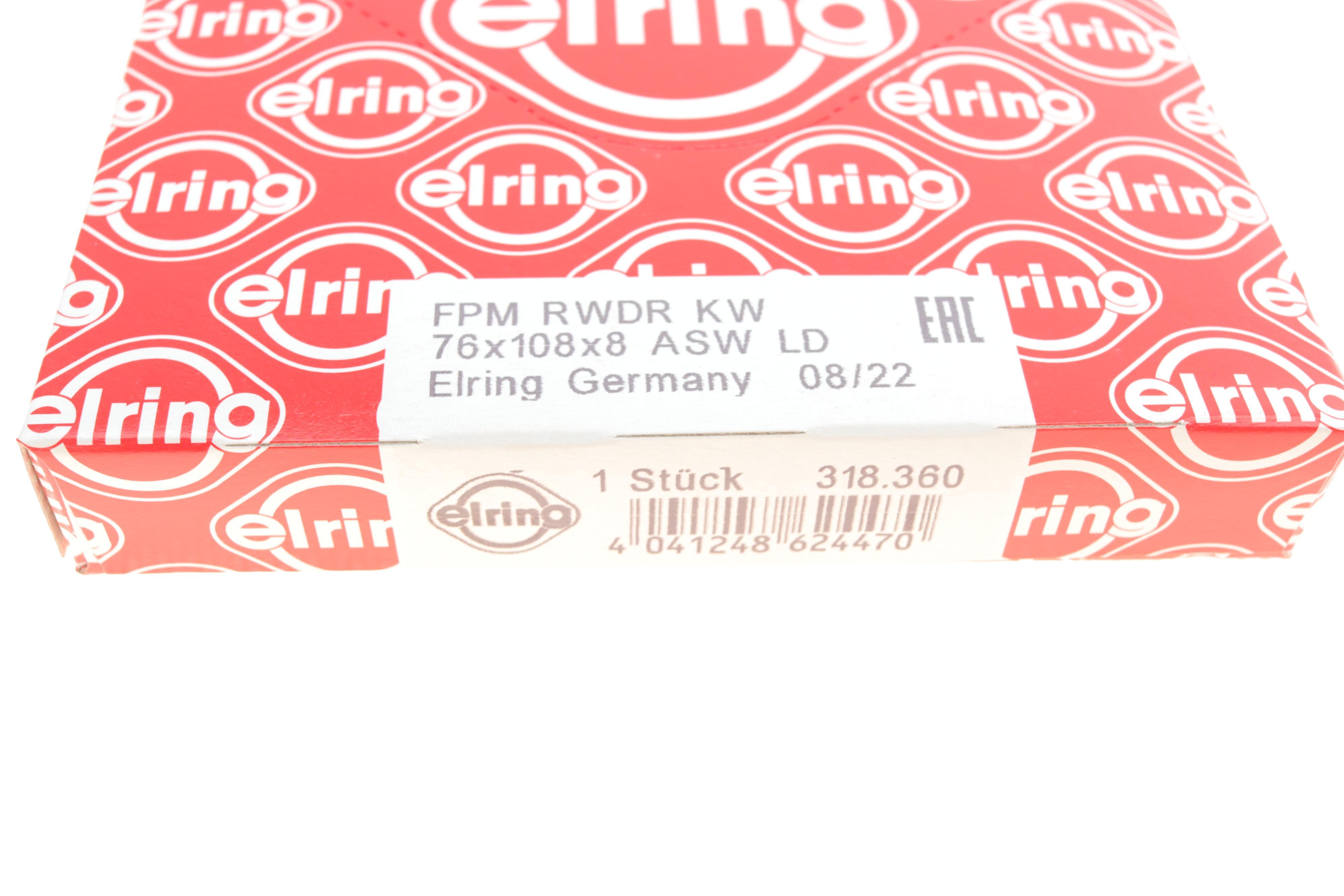 Сальник колінвалу (задній) Kia Ceed/Sportage 06- (76x108x8)