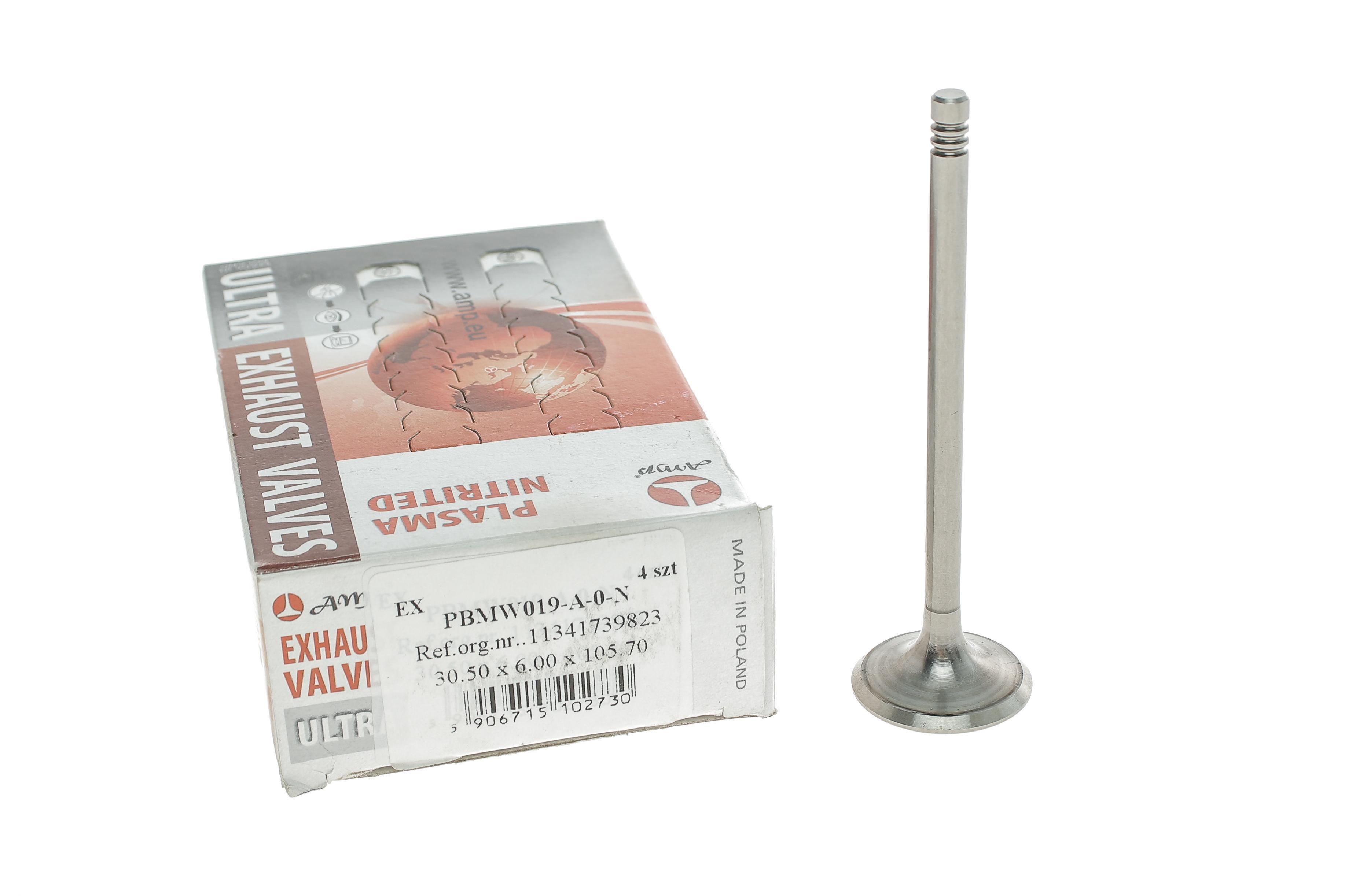 Клапан (випуск) BMW 5 (E39)/7 (E65/E66/E67)/X5 (E53) 2.5/3.0 00-06 (30.5x6x105.7) (азотований)