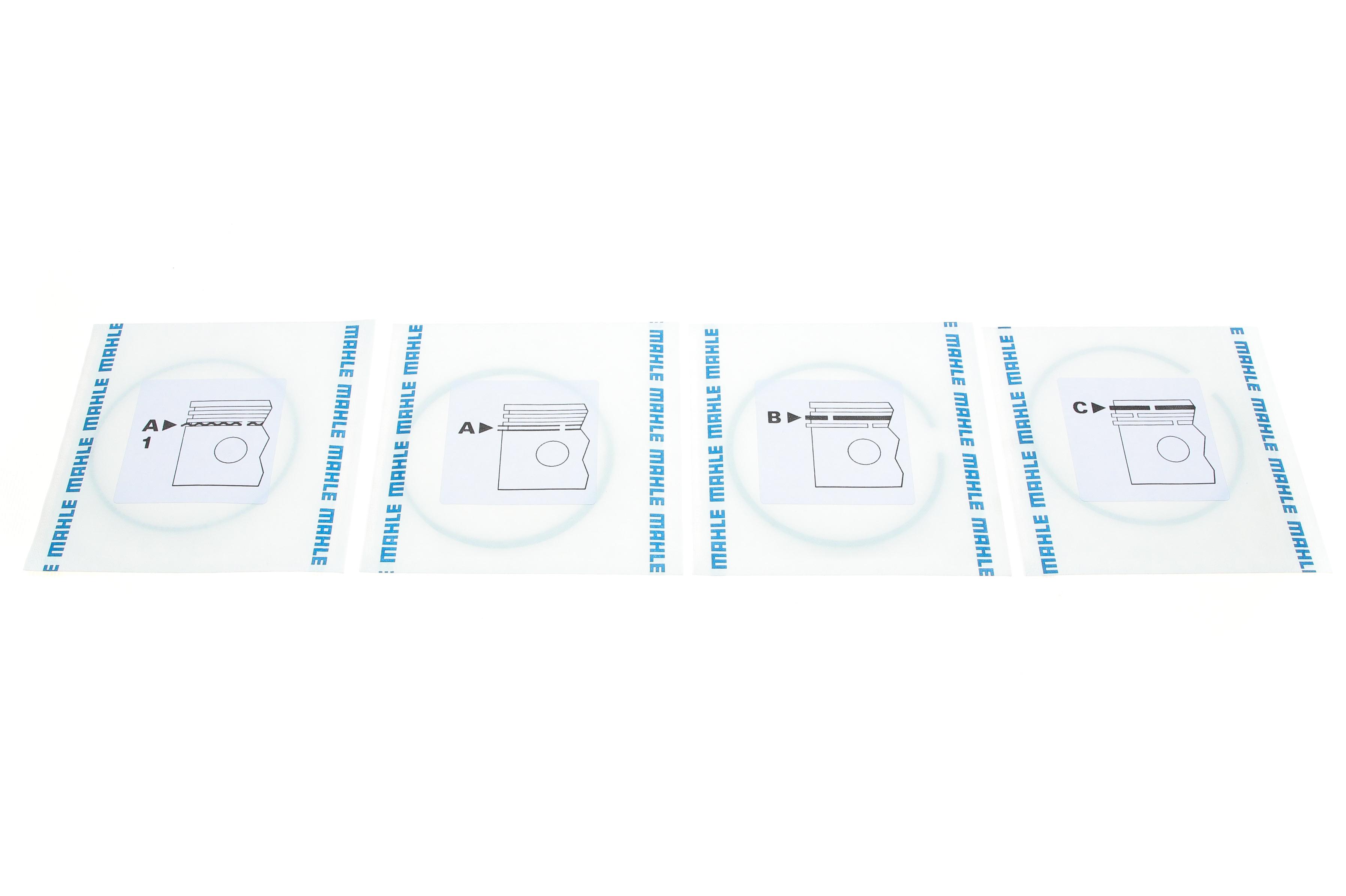 Кільця поршневі BMW 1/2/3/4/5/6/7/X3/X4/X5/X6 3.0i (N54/N55) 06- (84.00mm/STD) (1.2-1.5-2.0)