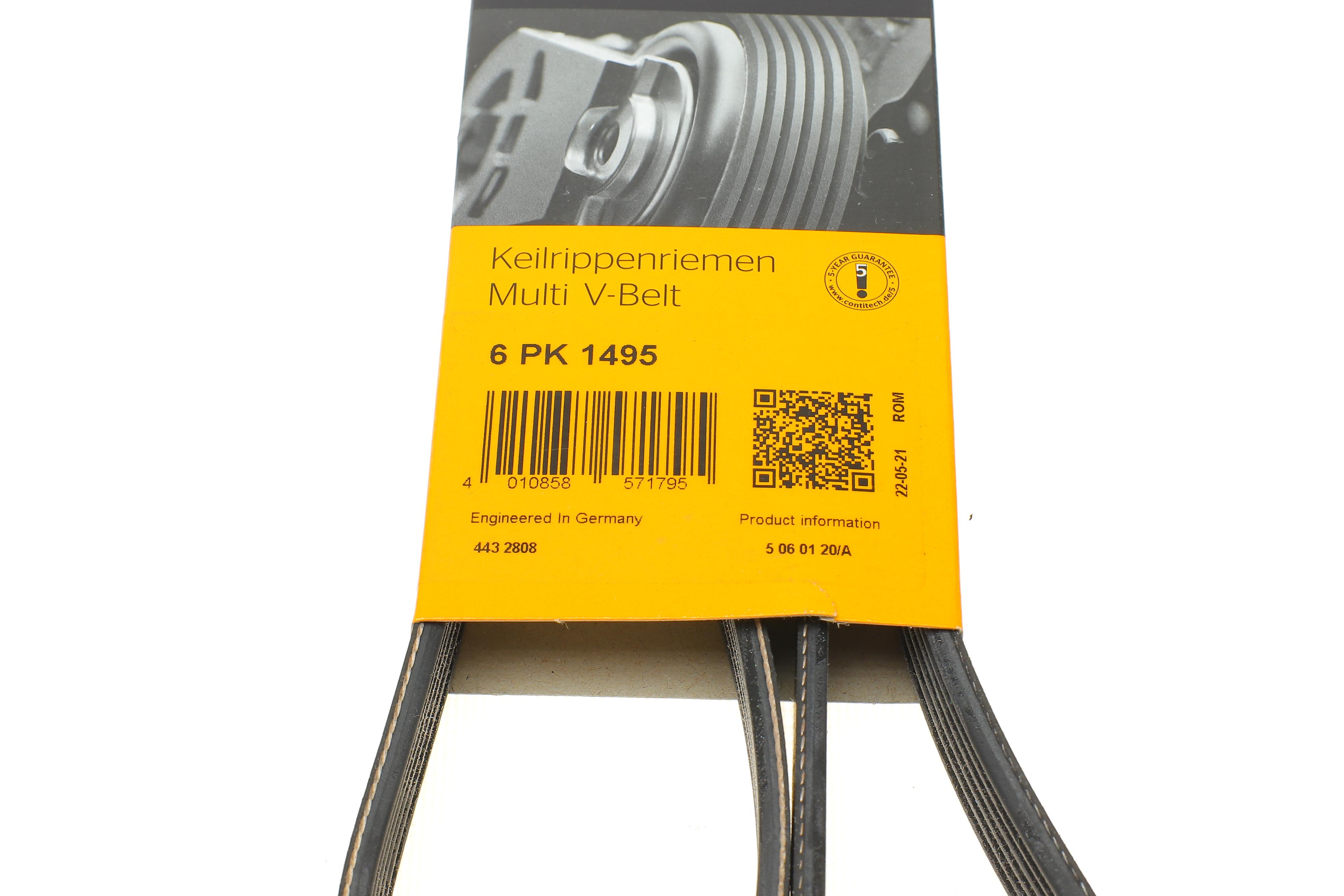 Ремінь генератора Citroen Xantia 3.0 V6 97-03/Mitsubishi L200 2.5 DI-D 05-15