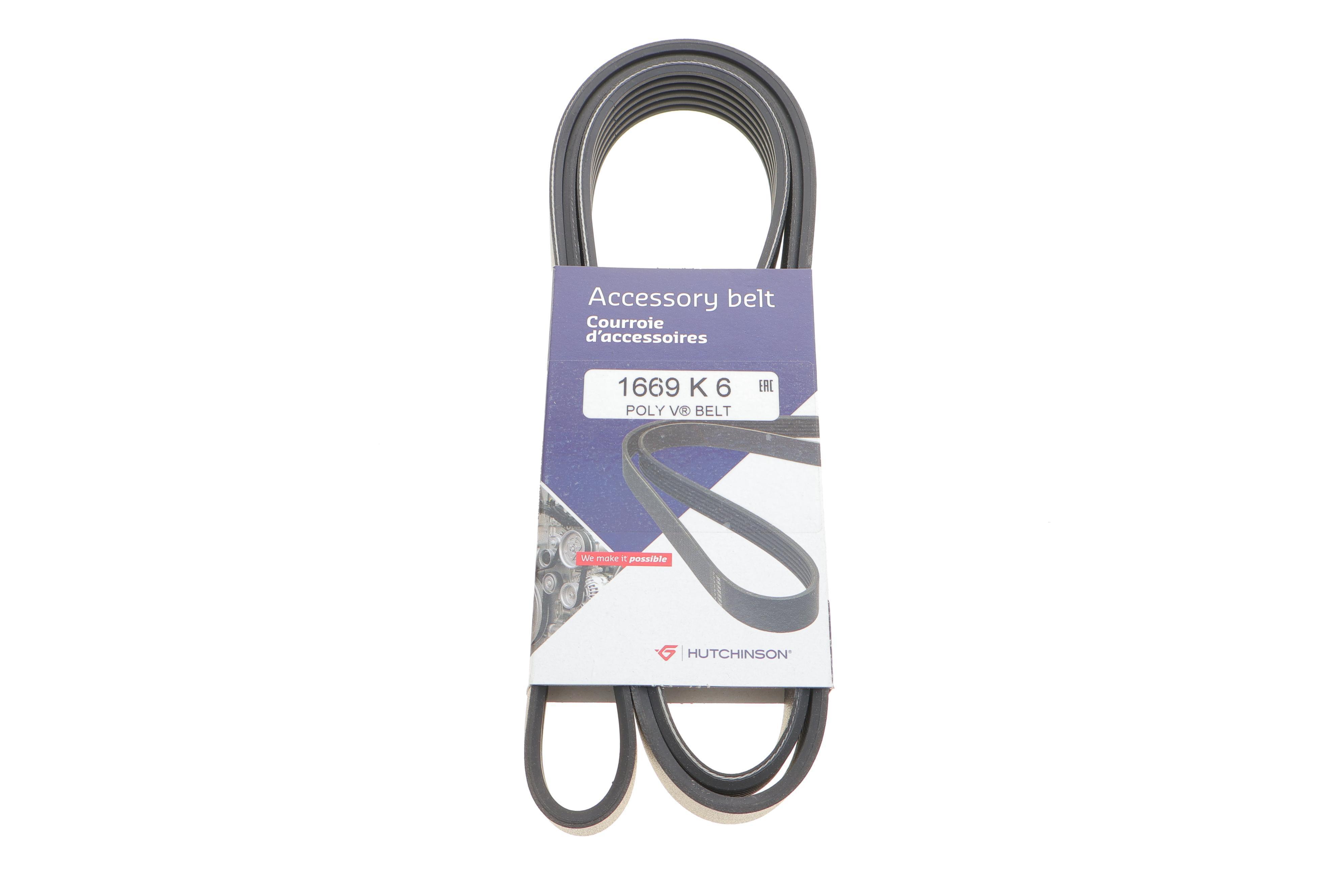 Ремінь генератора Fiat Doblo 1.3/1.6D 10-/Ducato 2.2D/Ford Transit 2.2TDCI 06- (6PK1669)