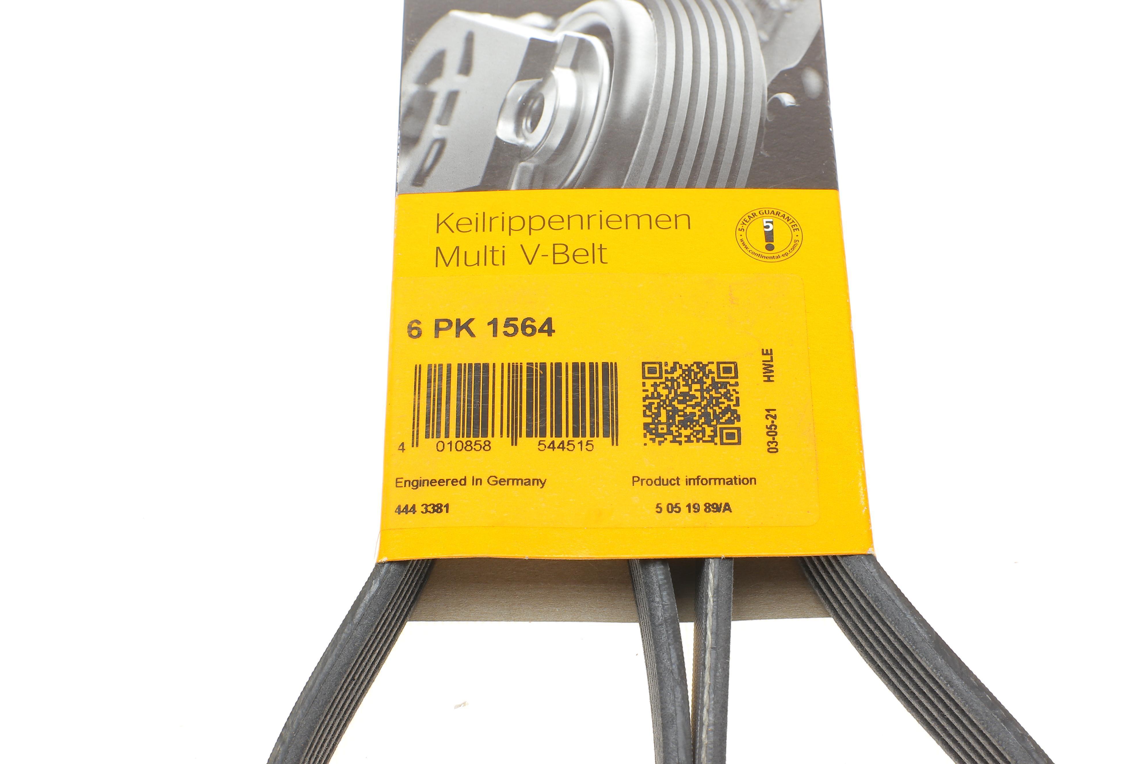 Ремінь генератора Citroen Berlingo/Peugeot Bipper/Partner 1.4/1.6 (6PK1564)