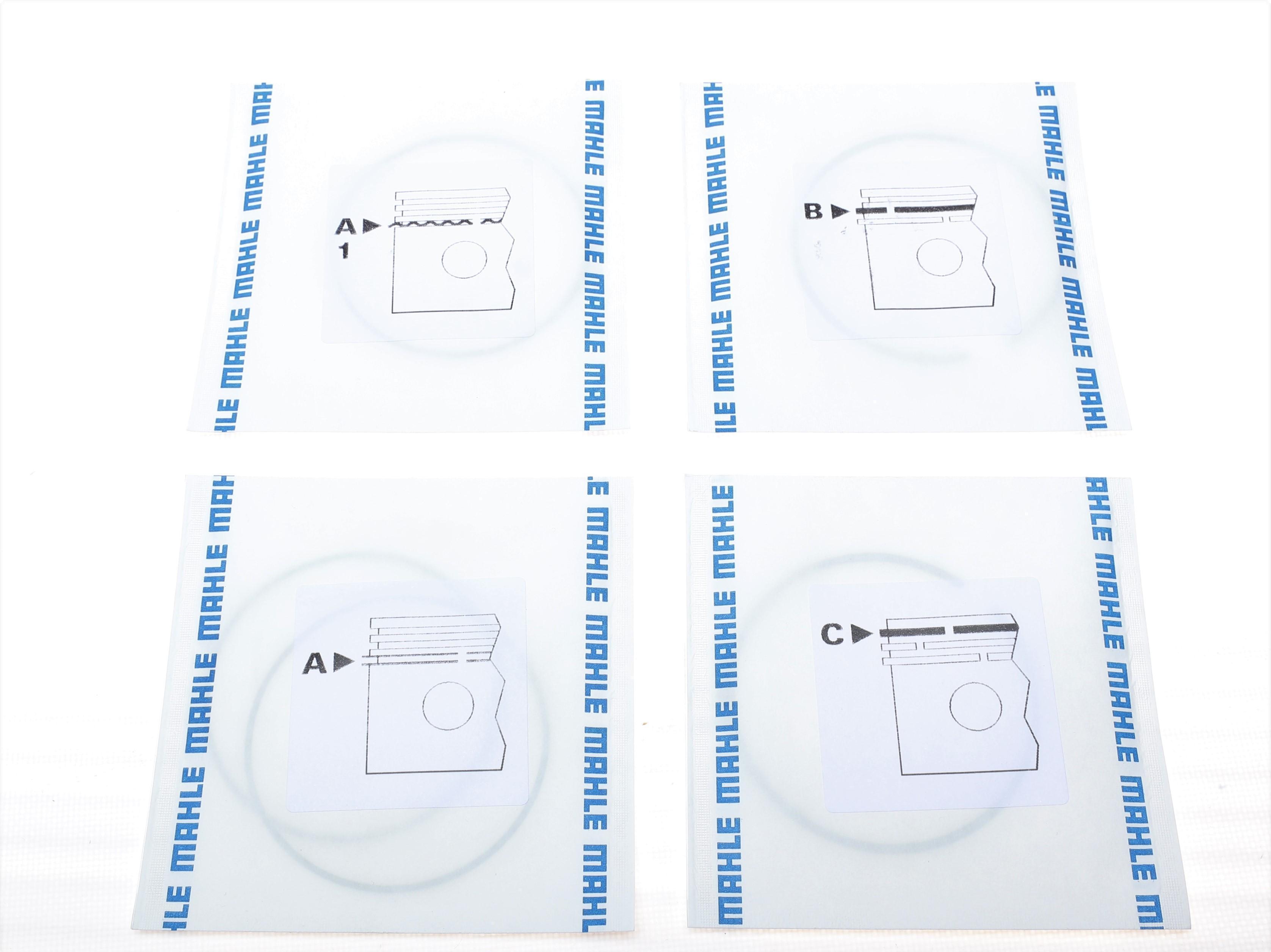 Кільця поршневі VW Golf IV/V/VI 1.4/1.6 TSI 02-14 (76.51mm/STD) (1.2-1.2-2)