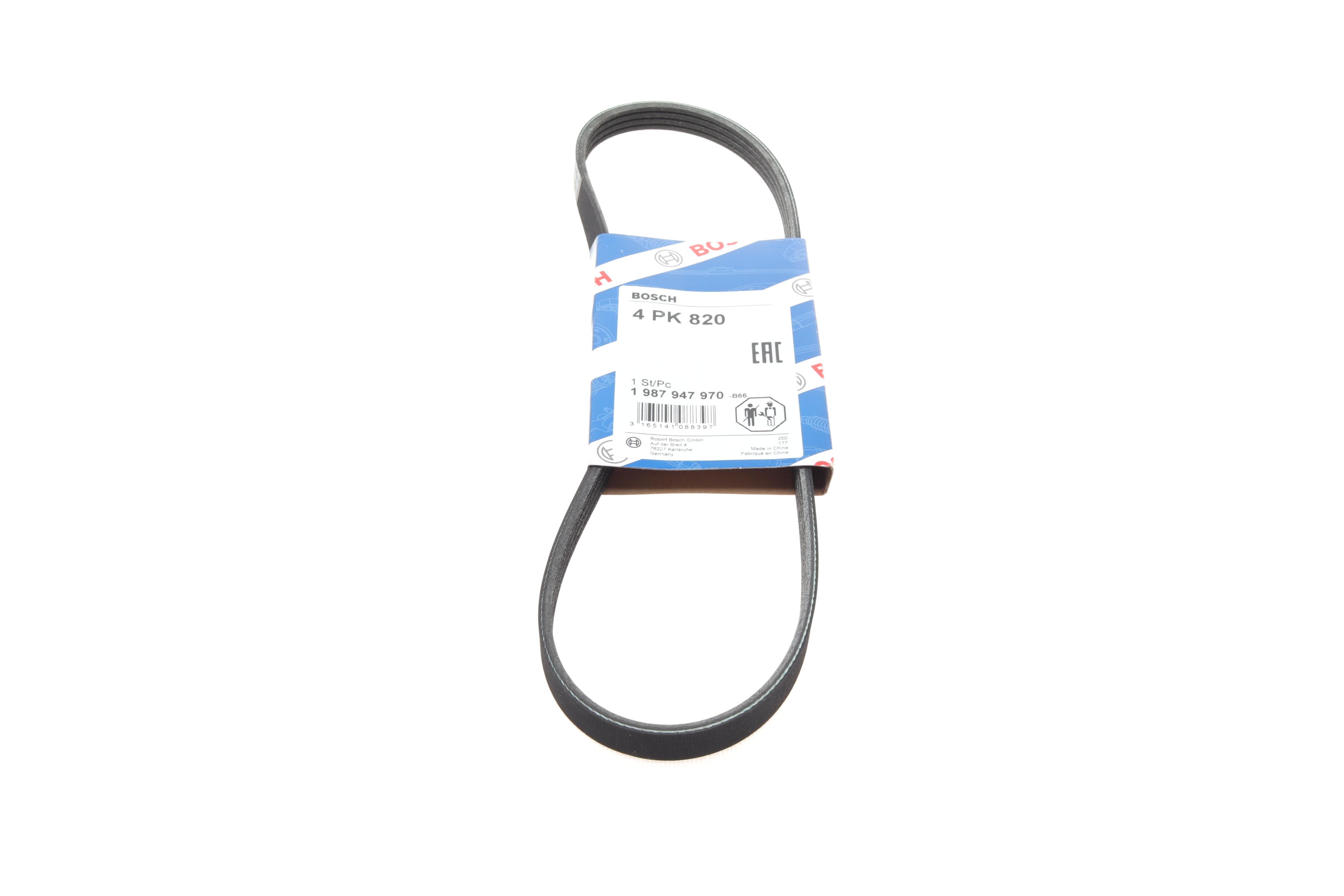 Ремінь генератора Honda Accord/Civic 1.4-1.6/Toyota Corolla/Avensis 1.3/1.6/1.8 92-02 (4PK820)