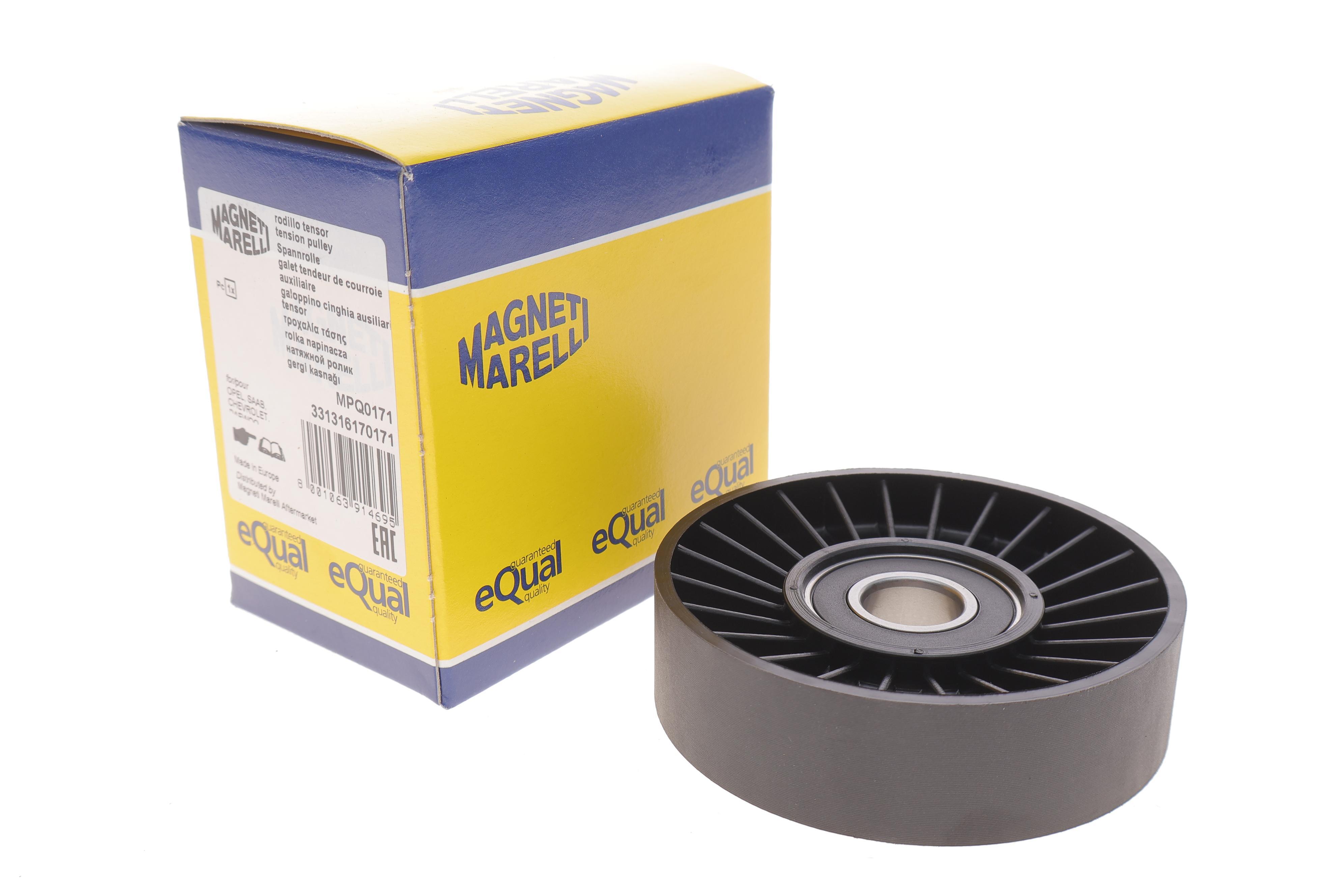 Ролик генератора Opel Omega/Vectra 2.0-2.2DTI/DI 96- (натяжний) (MPQ0171)