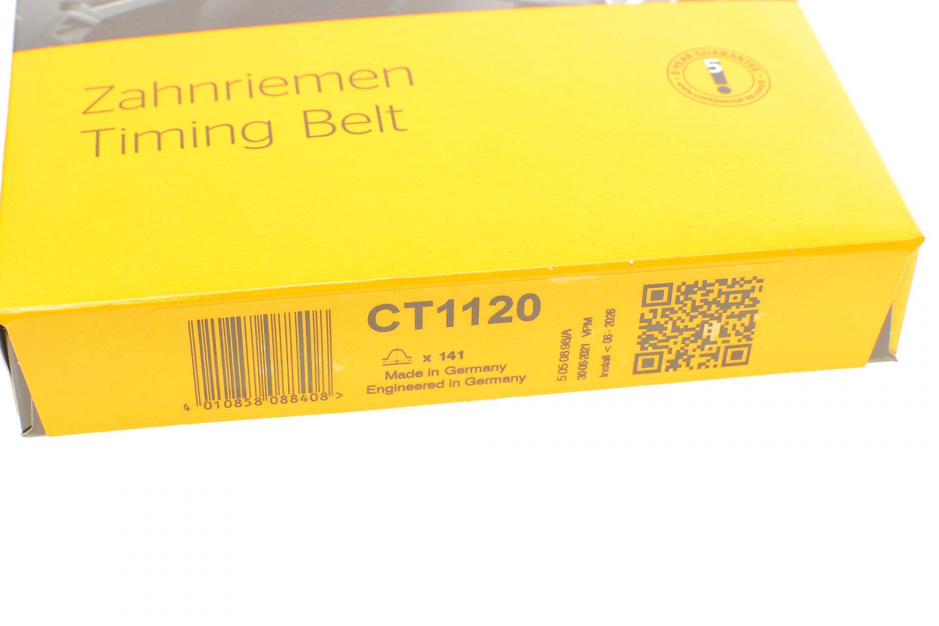 Ремінь ГРМ VW Crafter 2.5TDI 06-13 (141x26)