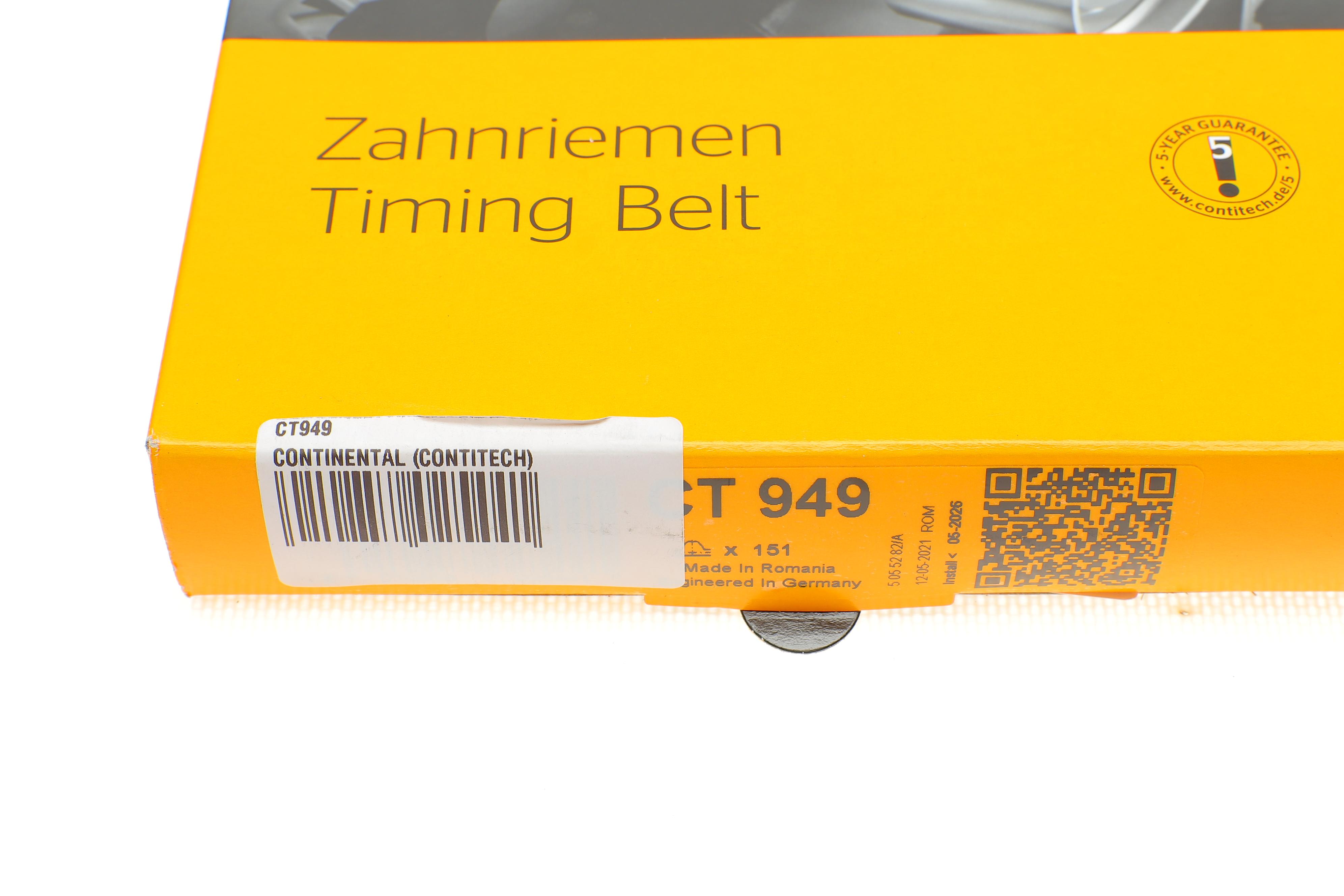 Ремінь ГРМ Renault Kangoo/Clio 1.9D 97-06/Scenic 1.9 99-01/Dacia Solenza 1.9D 03-05 (151x25)