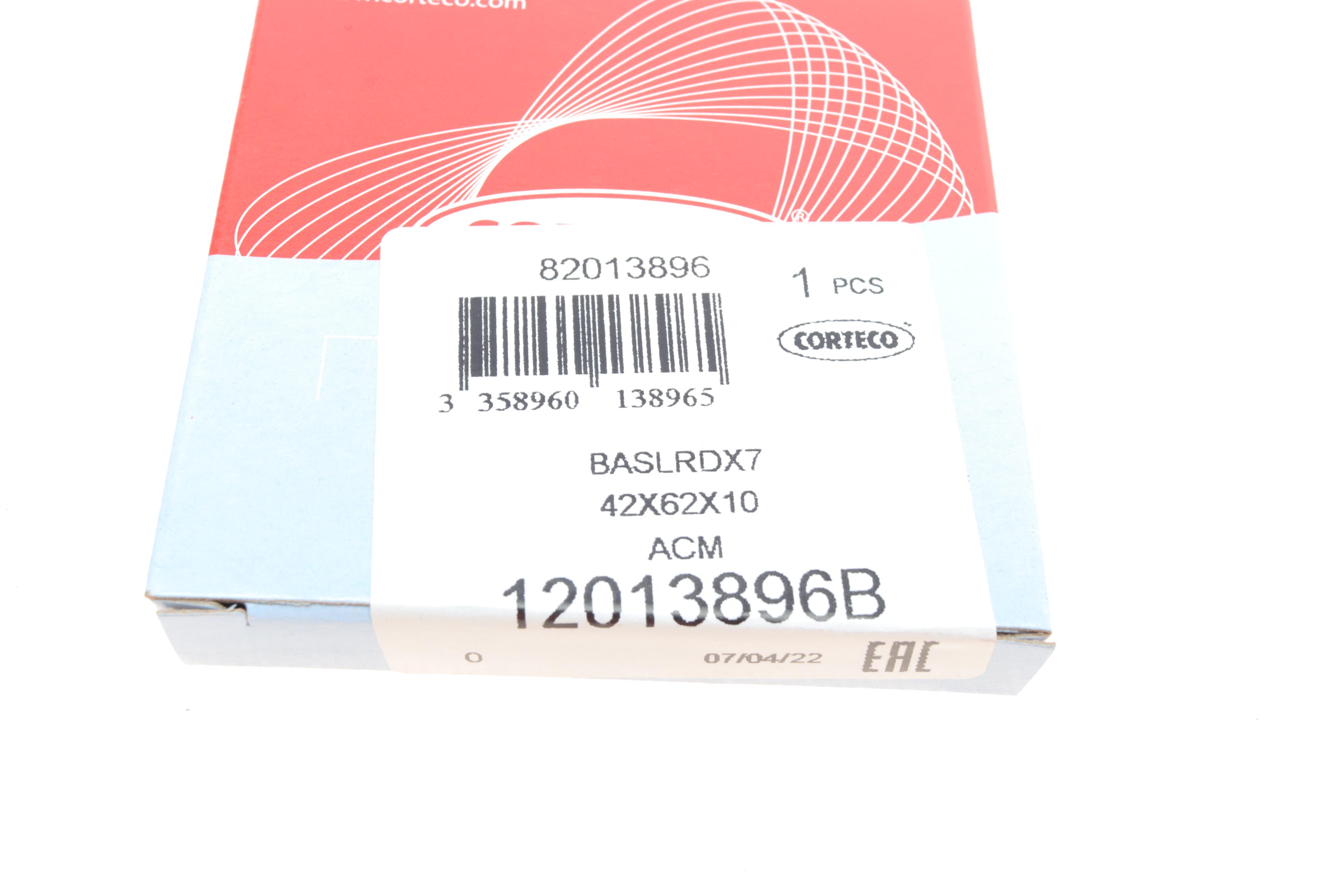 Сальник колінвалу (передній) Peugeot/Fiat/VW T3 2.0-2.8 (42x62x10)