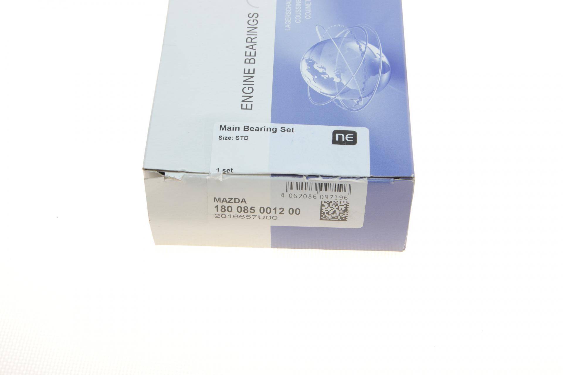 Вкладиші корінні Ford Transit 2.3 16V 00-06/Mondeo/Focus 1.8/2.0 00-07 (STD) = 6085180000