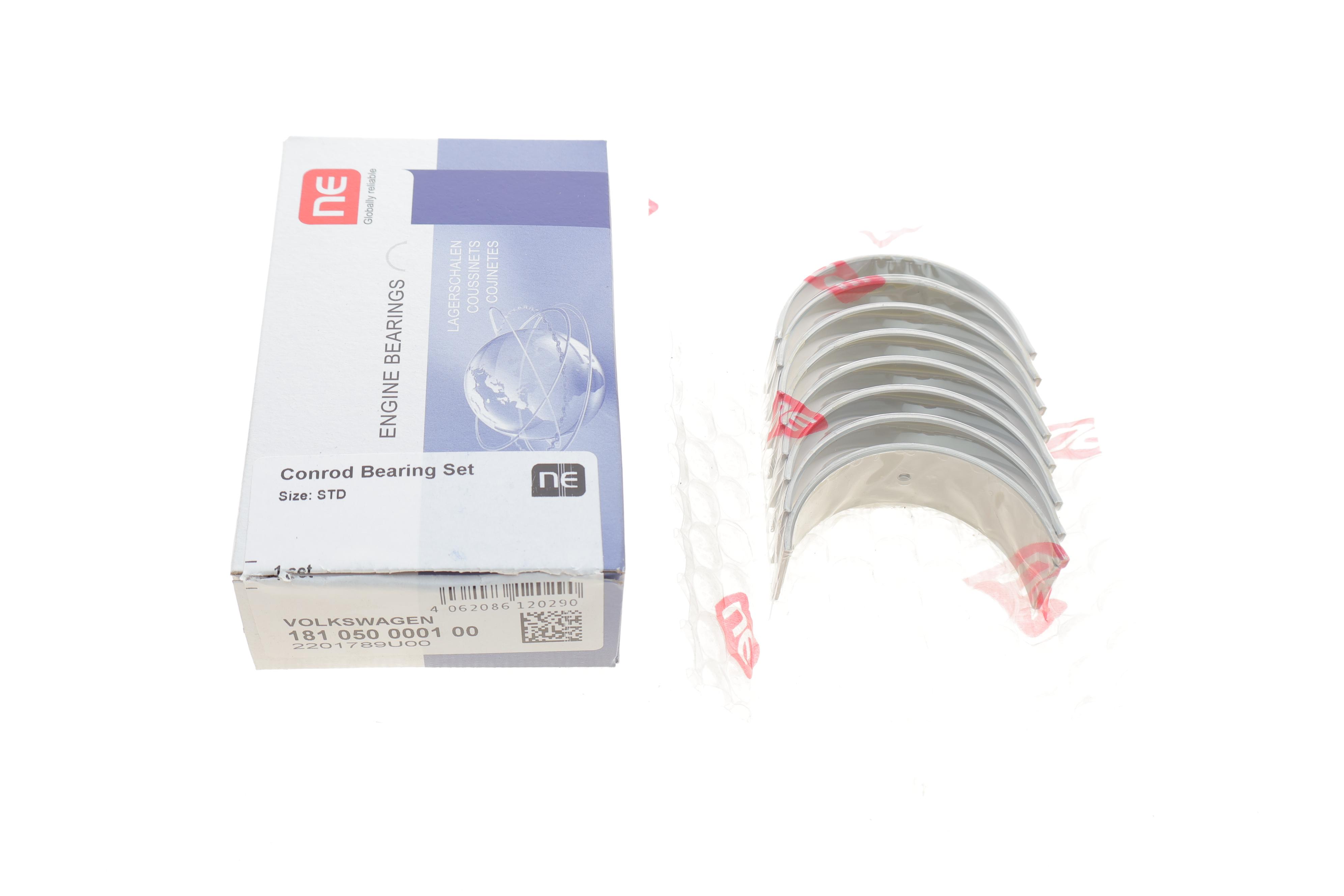 Вкладиші шатунні VW Golf/Passat/Caddy 1.6i/1.8i/2.0i (STD) = 6150500000