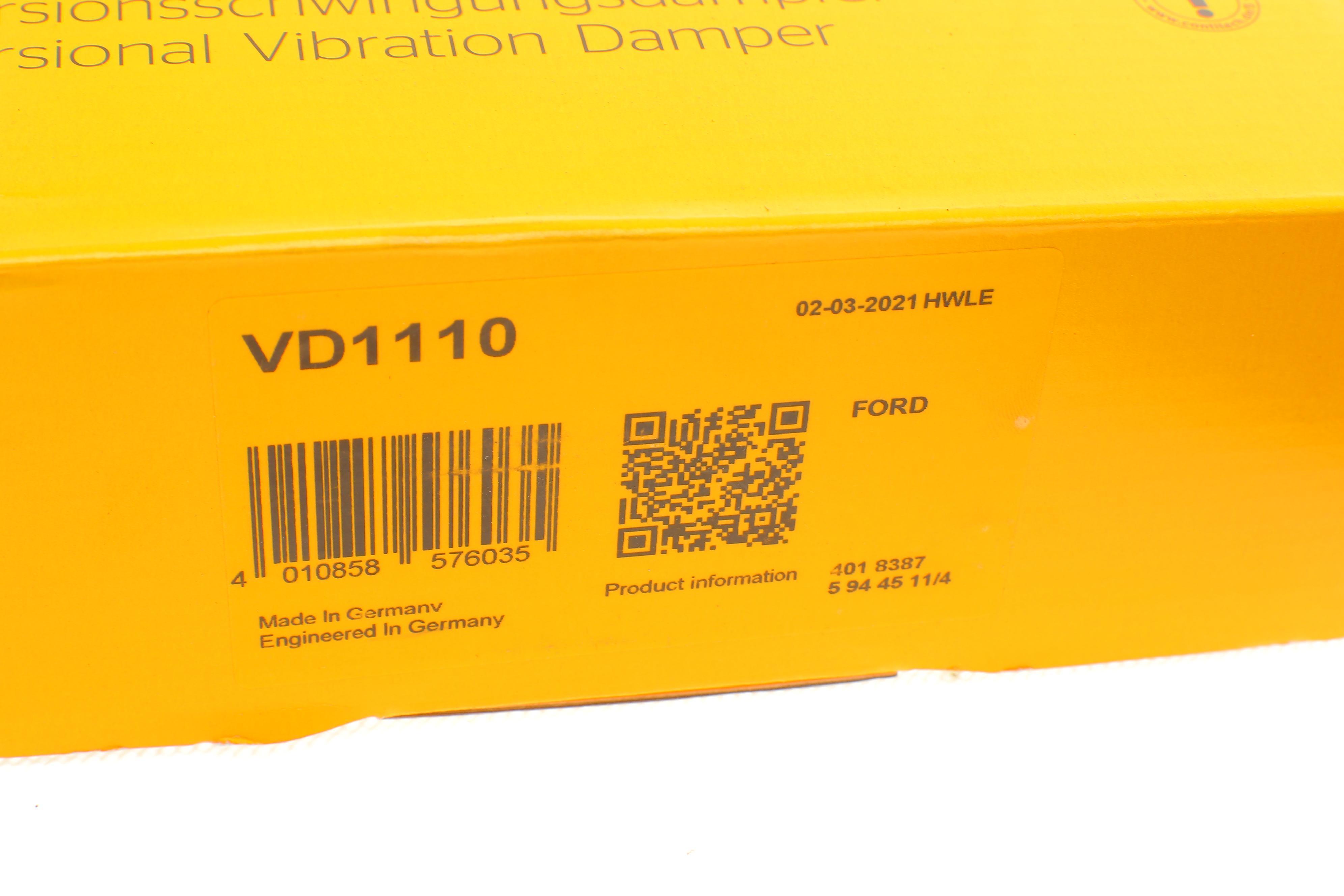 Шків колінвалу Ford Transit/Mondeo 2.0DI/2.0TDCI 00-07 (6PK)