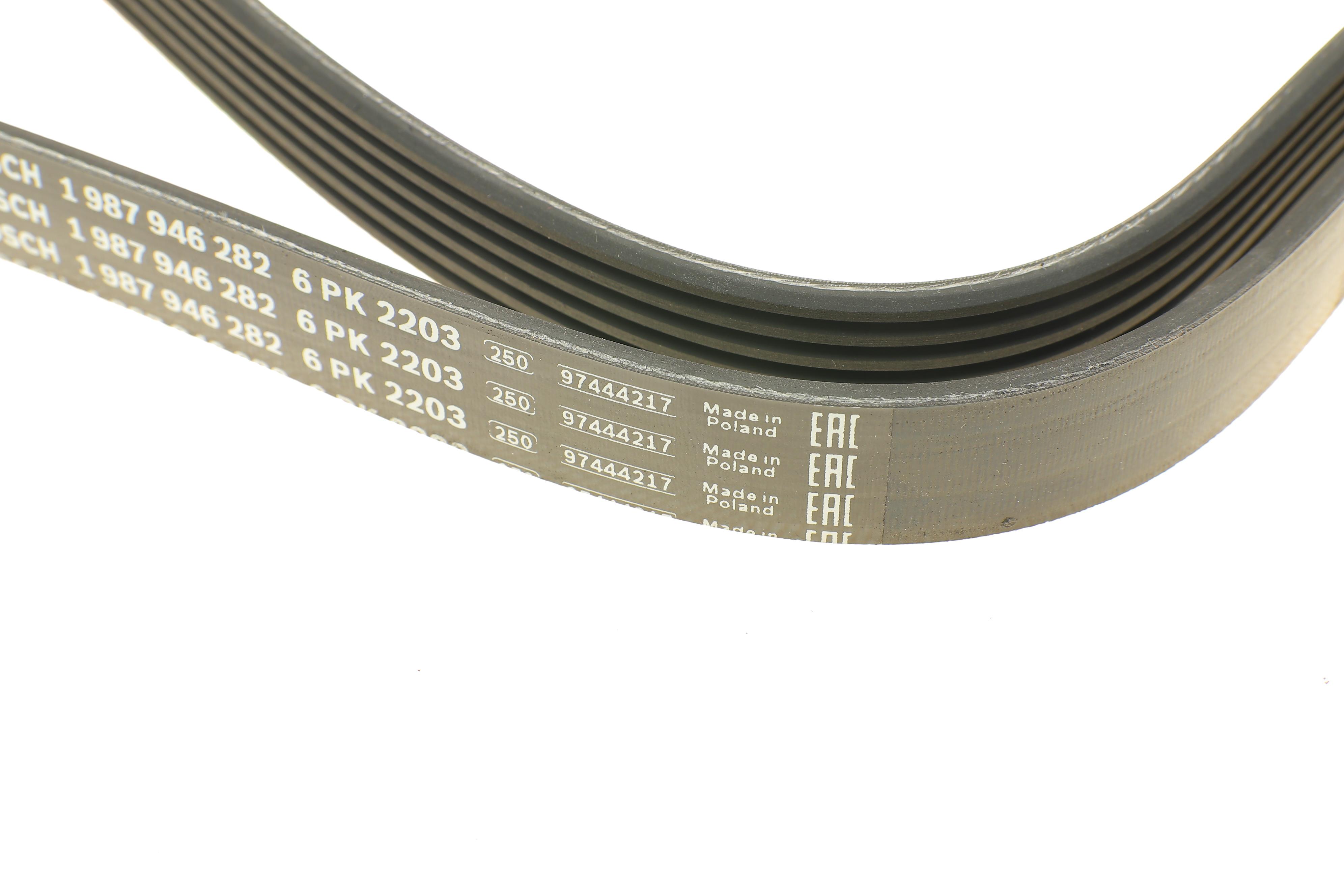 Ремінь генератора MB Sprinter OM611 (-AC) (6PK2203)